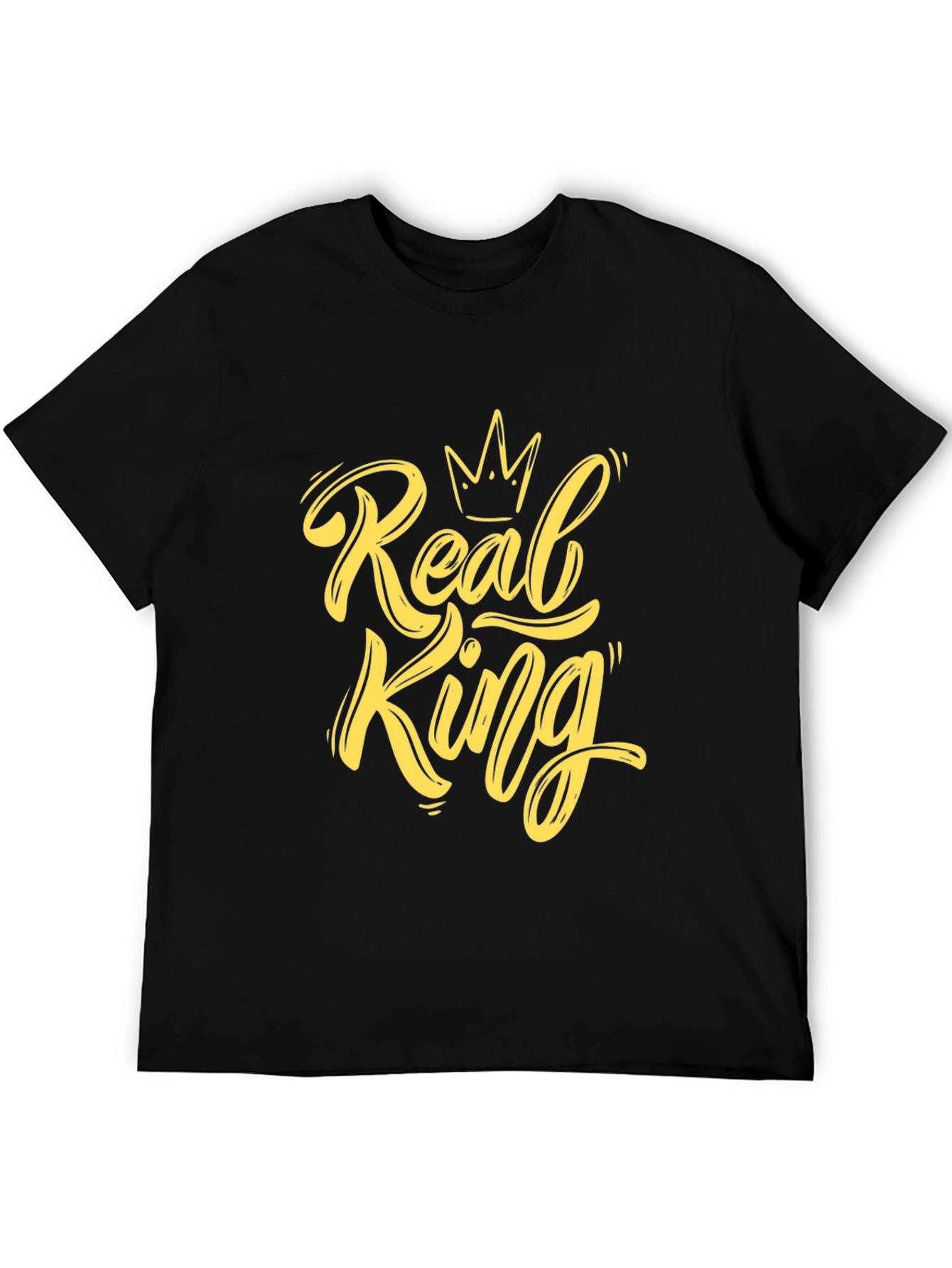 Real King Graphic T-Shirt - Mens Black Tee