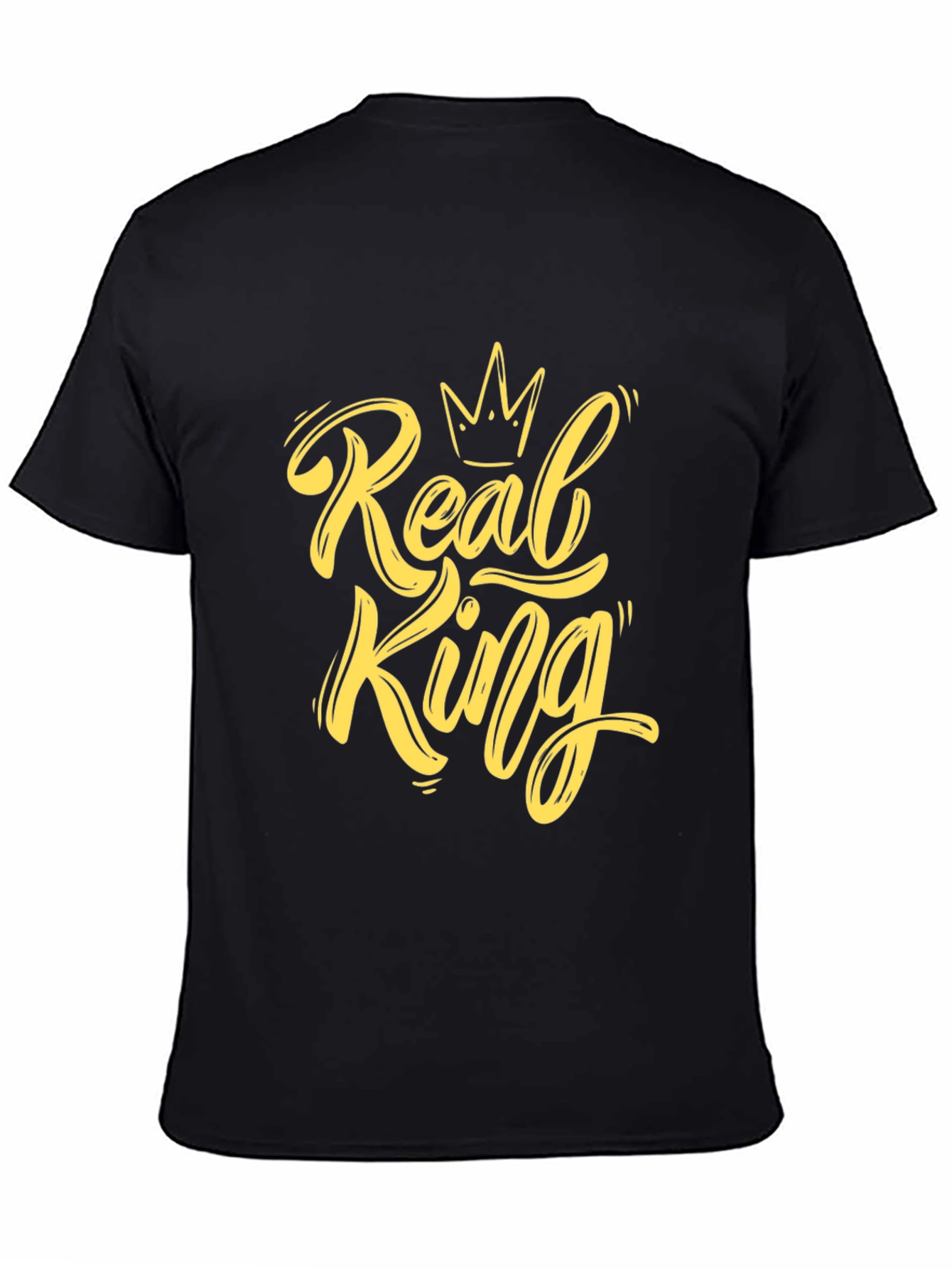 Real King Graphic T-Shirt - Mens Black Tee