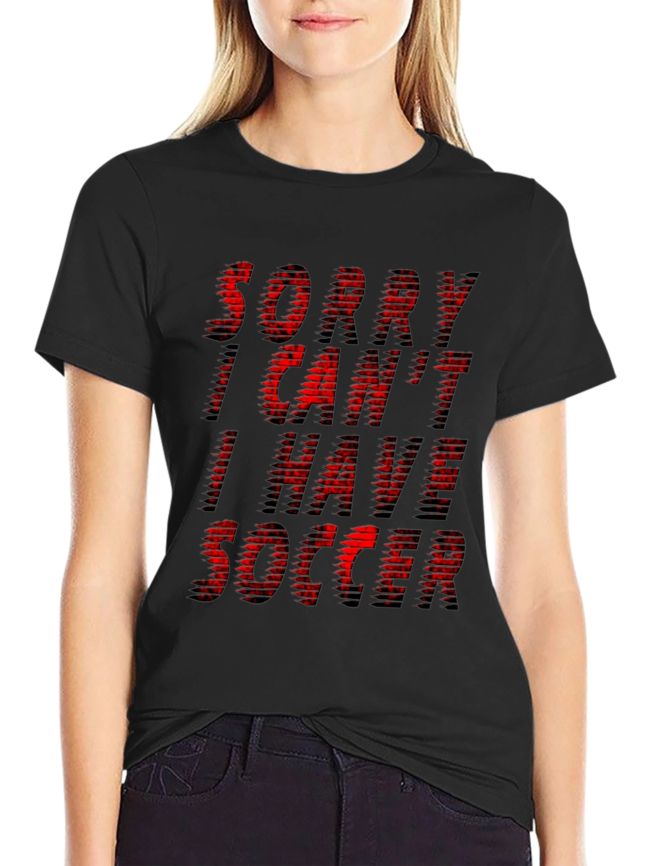Funny Soccer T-Shirt - Sorry I Have Soccer