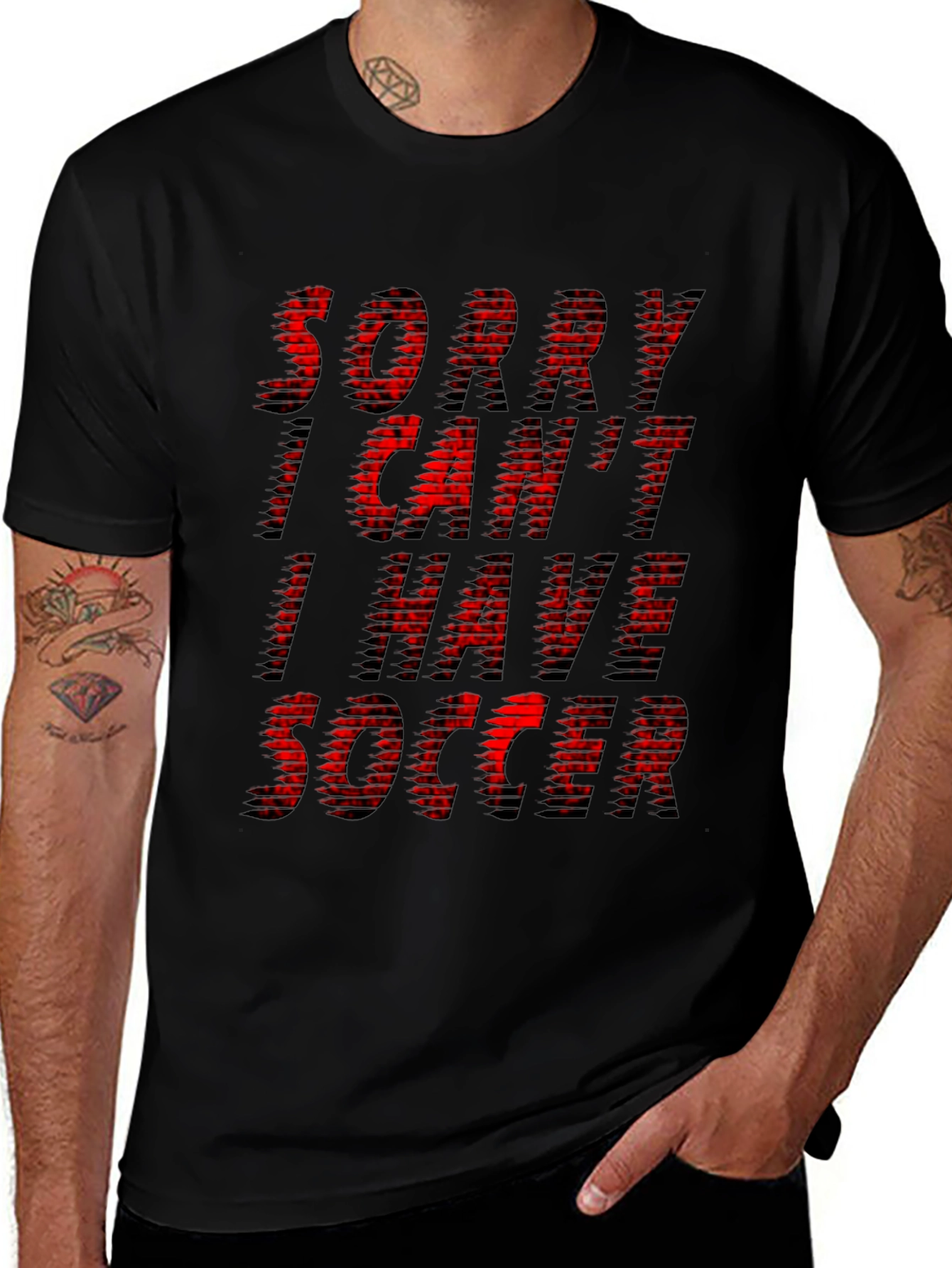 Funny Soccer T-Shirt - Sorry I Have Soccer