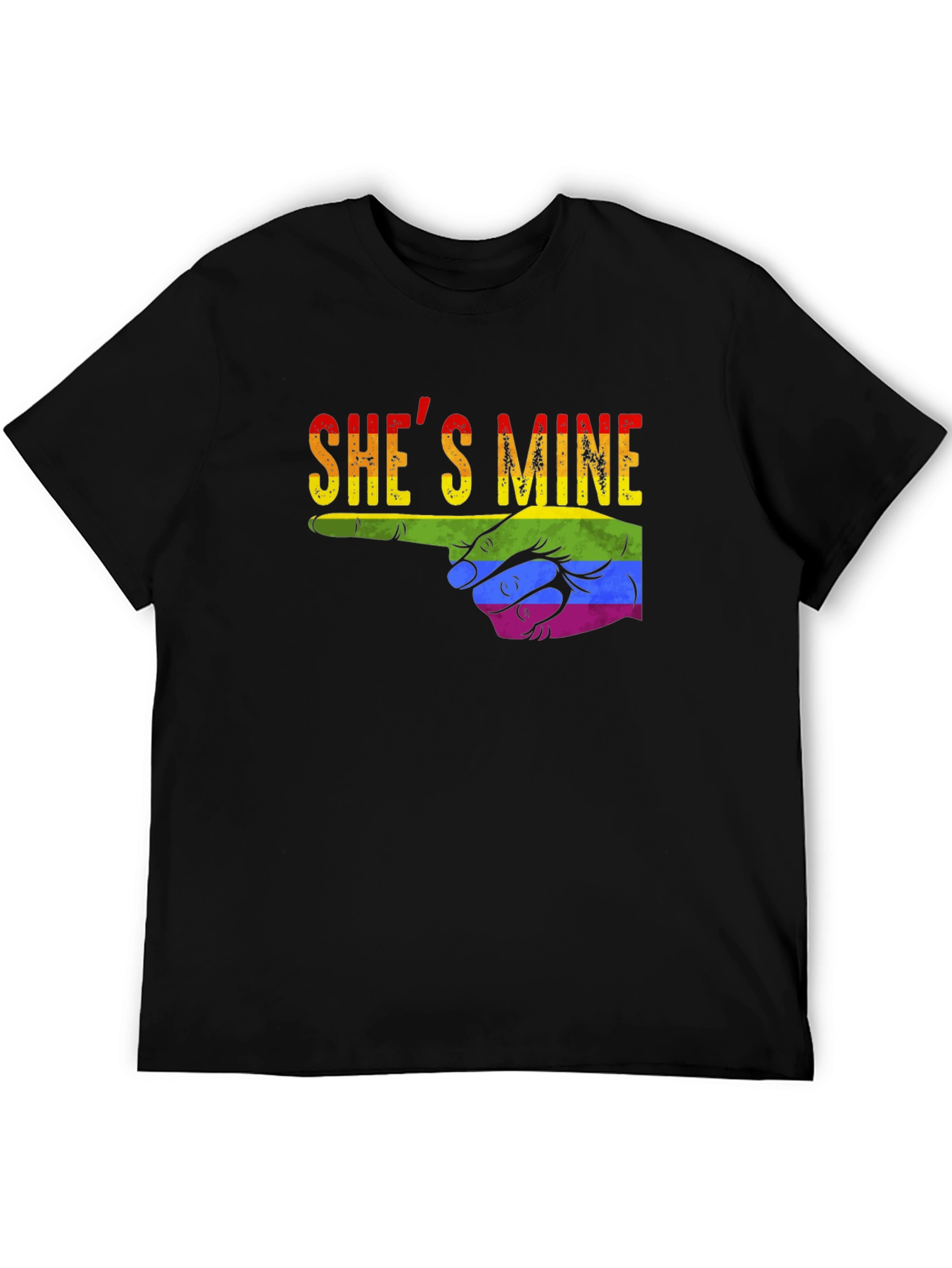 Shes Mine Pride T-Shirt - LGBTQ+ Graphic Tee
