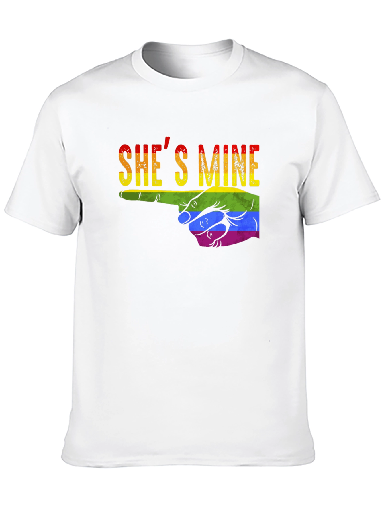 Shes Mine Pride T-Shirt - LGBTQ+ Graphic Tee