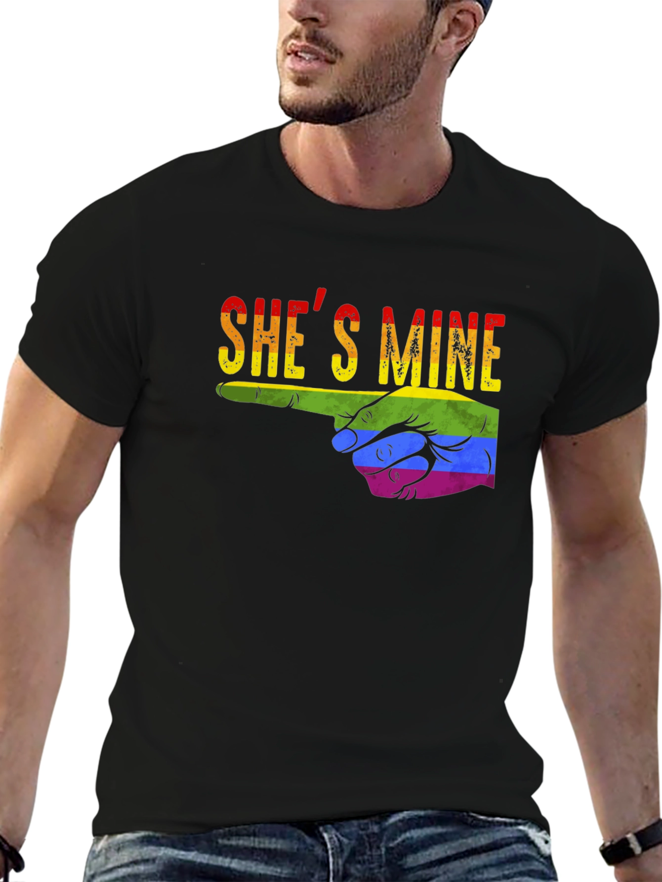 Shes Mine Pride T-Shirt - LGBTQ+ Graphic Tee