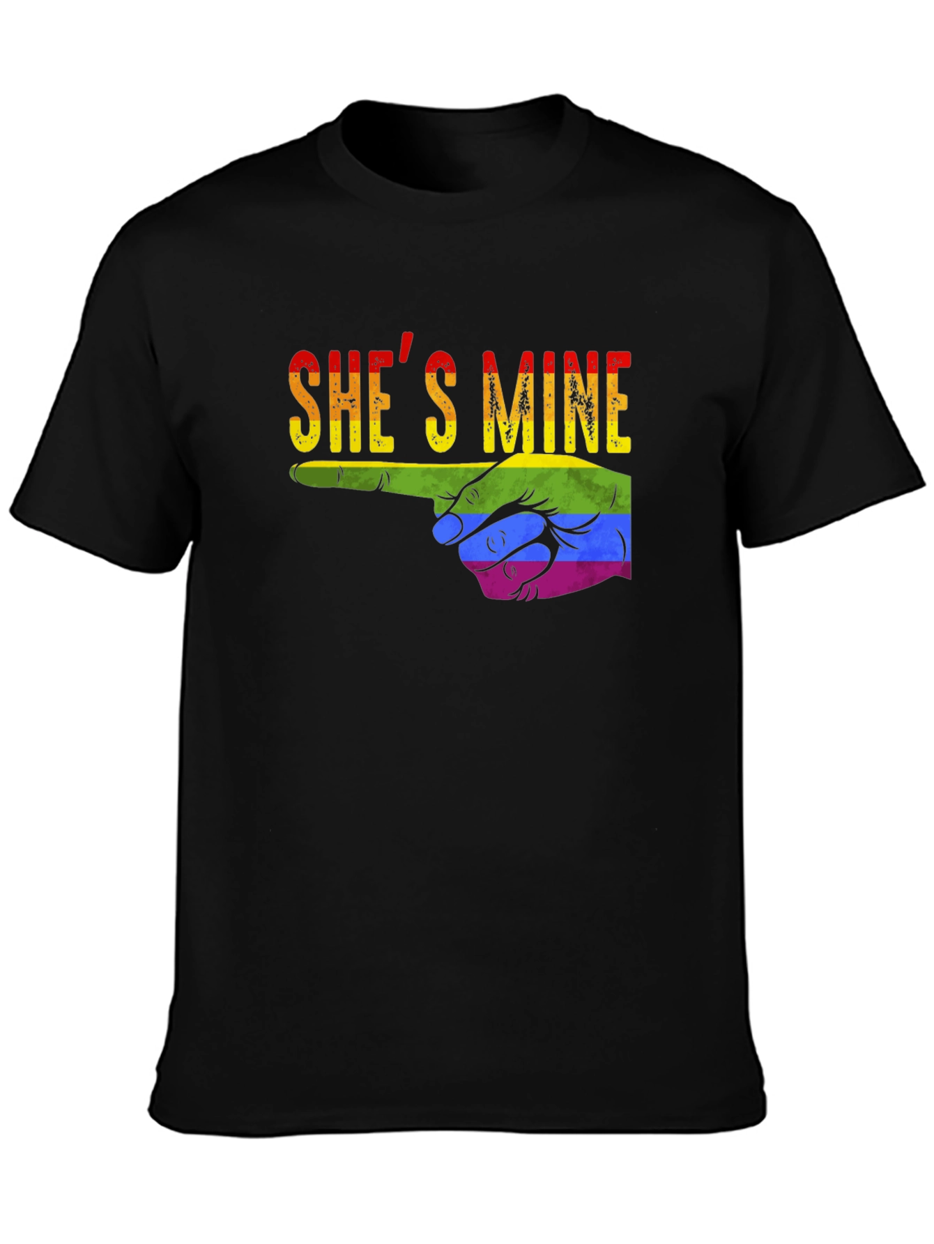 Shes Mine Pride T-Shirt - LGBTQ+ Graphic Tee