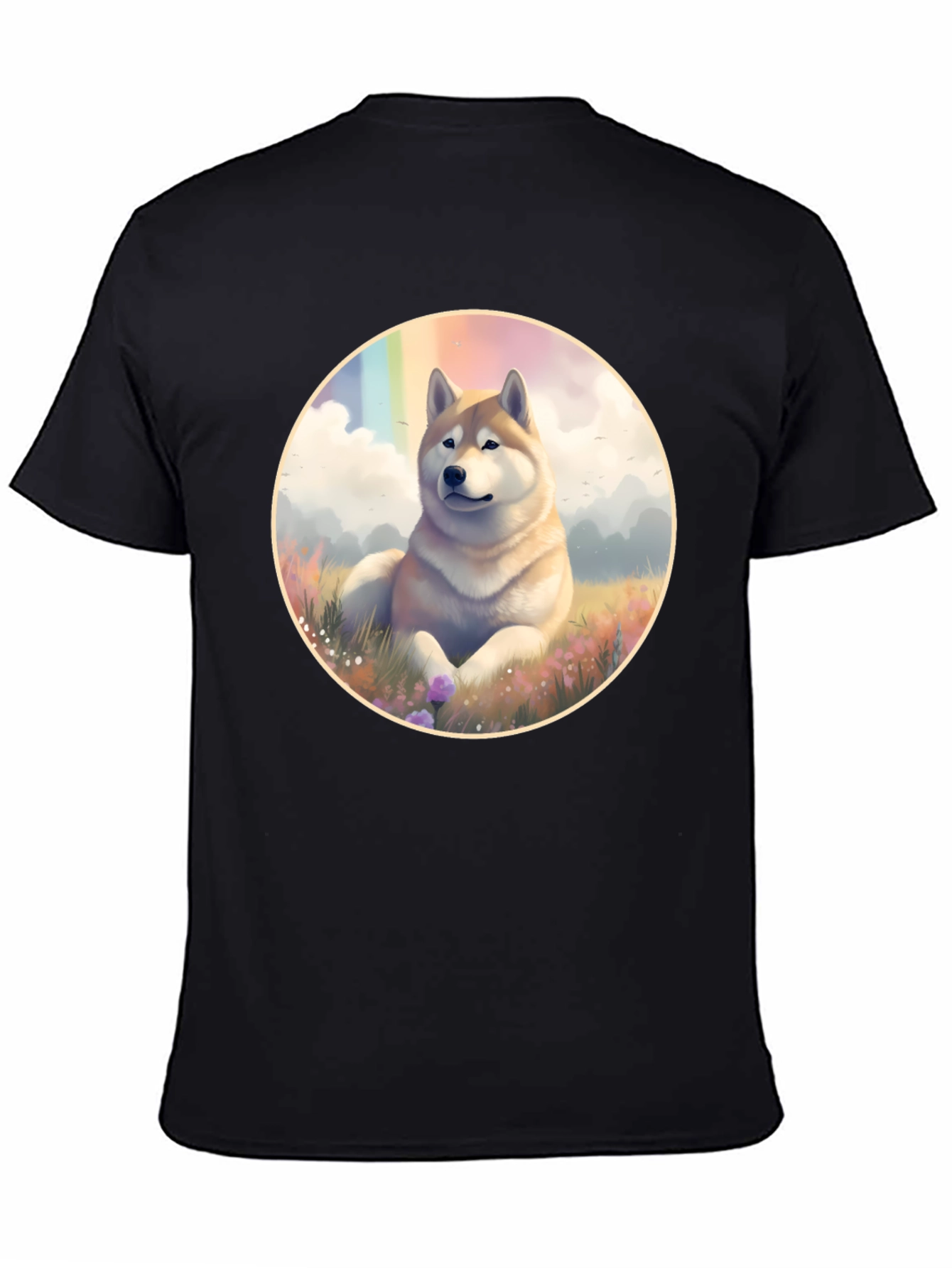 Shiba Inu Rainbow T-Shirt - Unique Dog Lover Tee