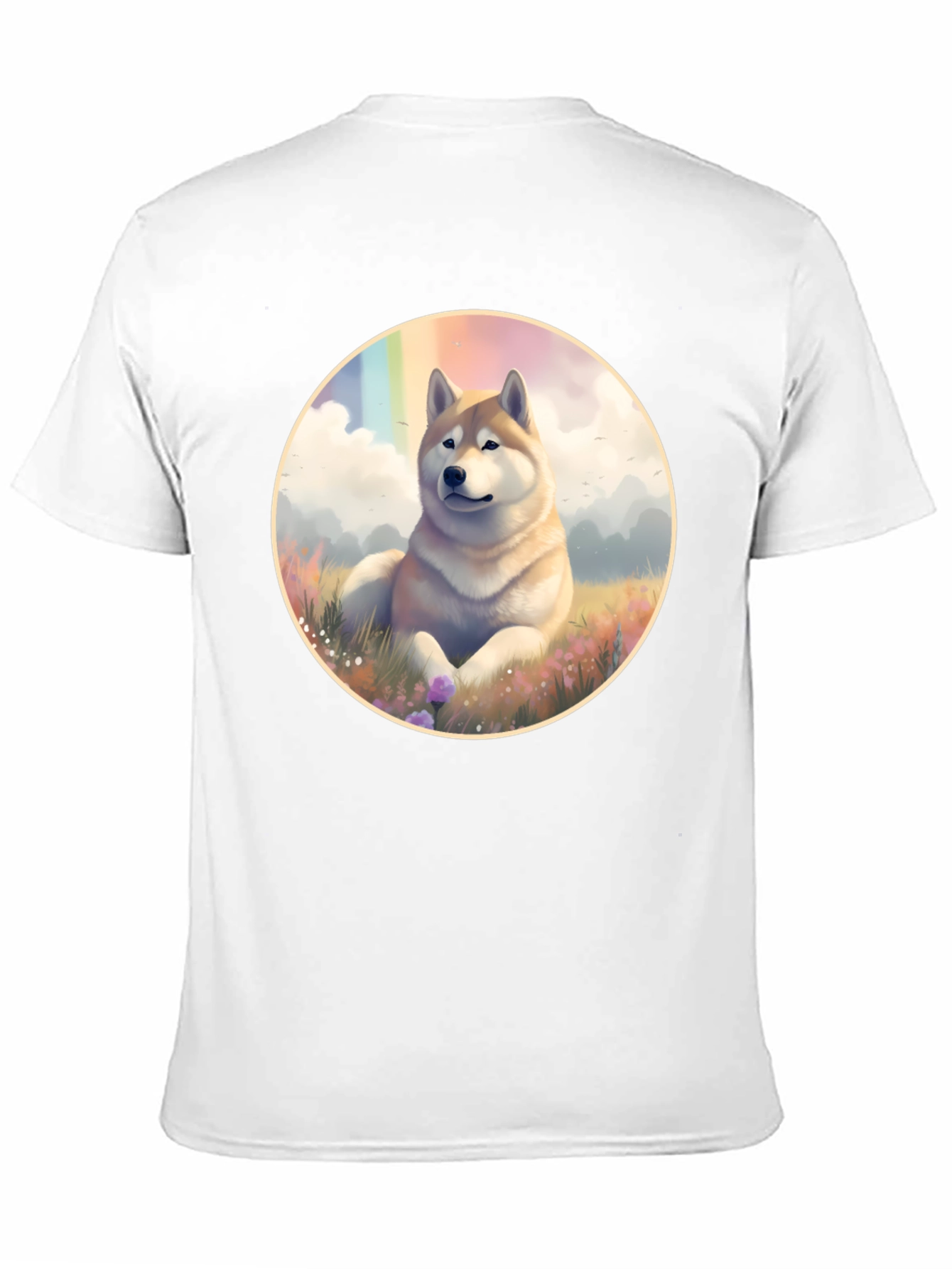 Shiba Inu Rainbow T-Shirt - Unique Dog Lover Tee