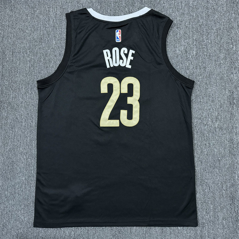 Men's Memphis Grizzlies Derrick Rose #23 Black 2023/24 Swingman Jerseys - City Edition