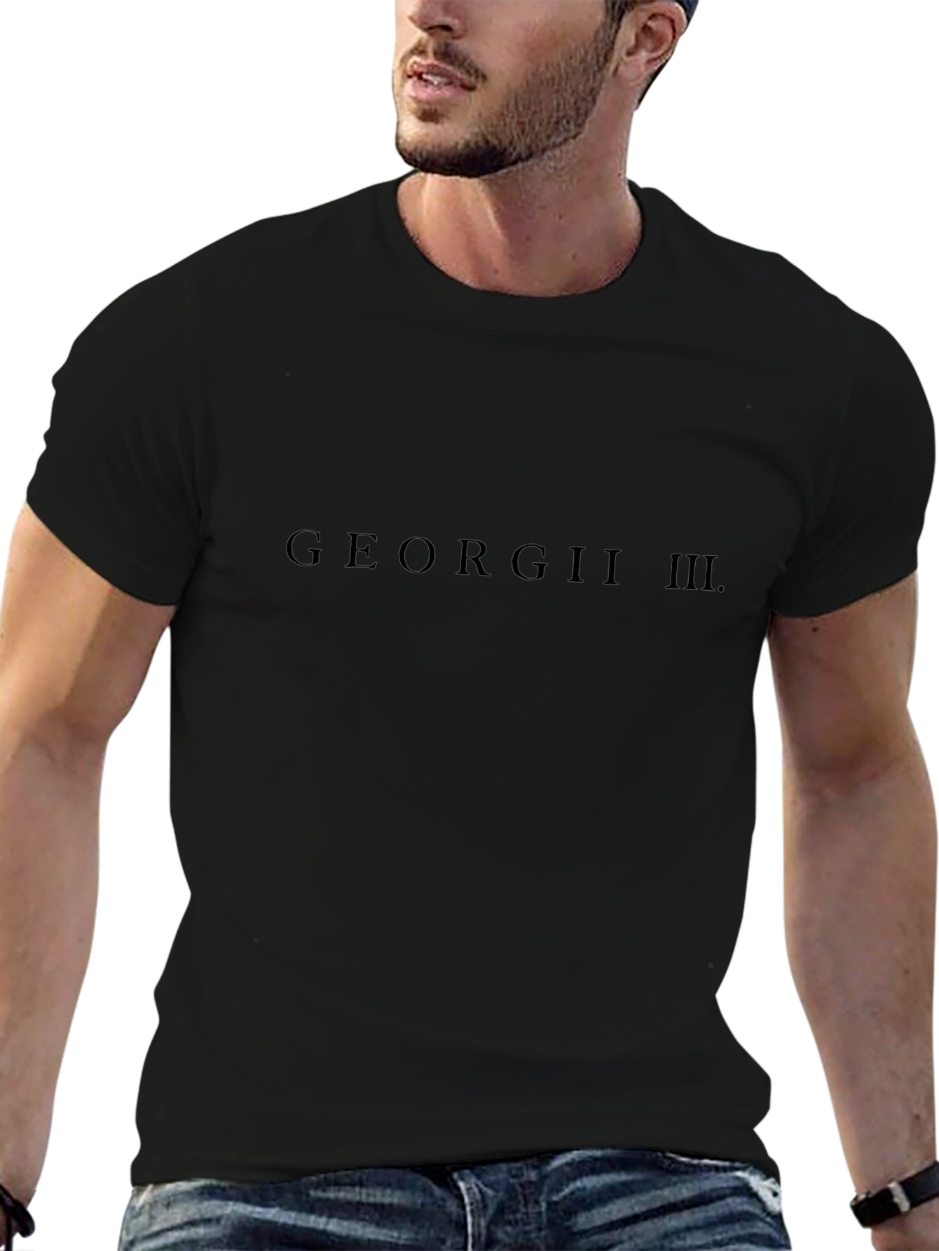 Georgii III Graphic Tee - Classic Black T-Shirt