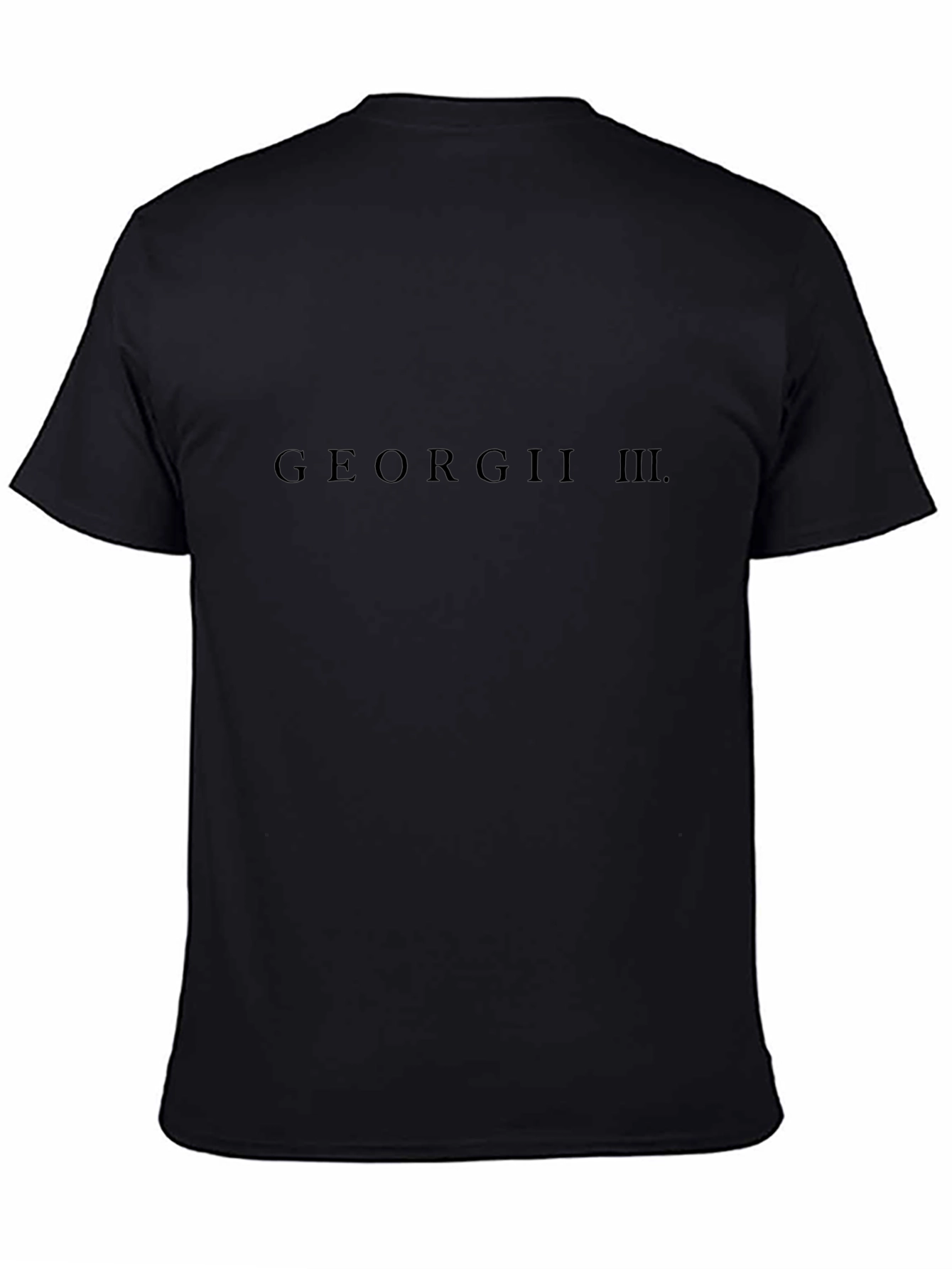 Georgii III Graphic Tee - Classic Black T-Shirt