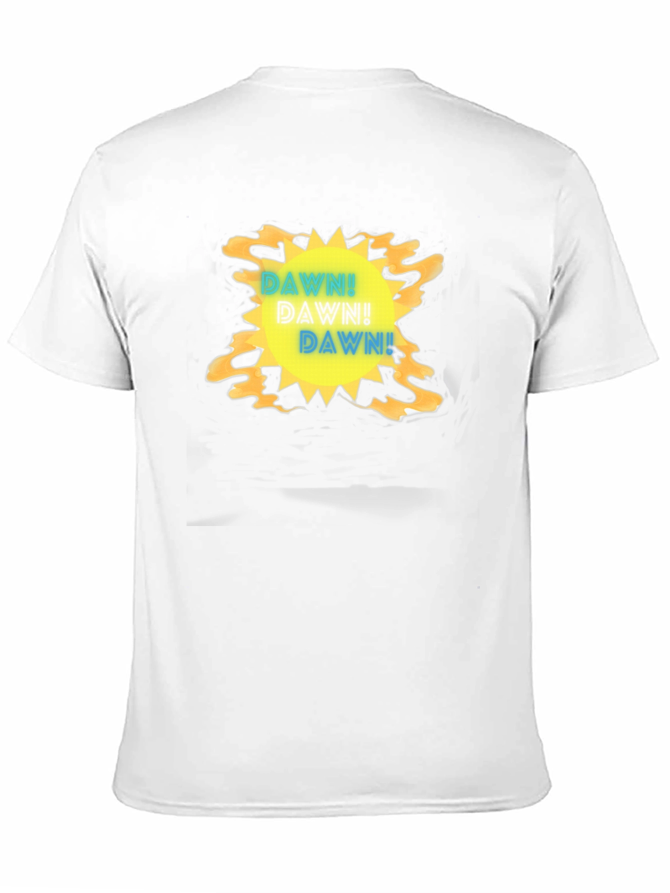 DAWN! Graphic Print Black T-Shirt