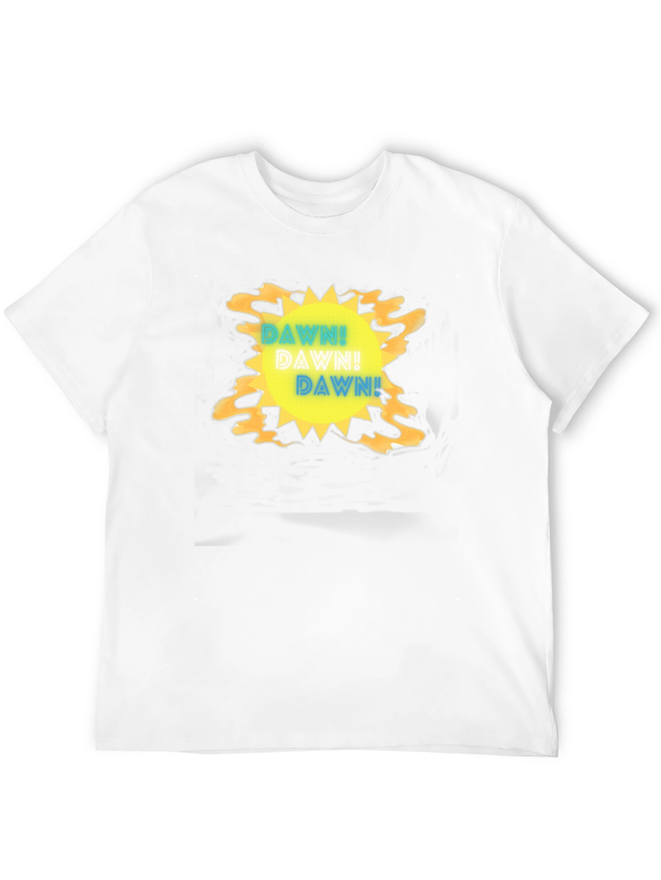 DAWN! Graphic Print Black T-Shirt