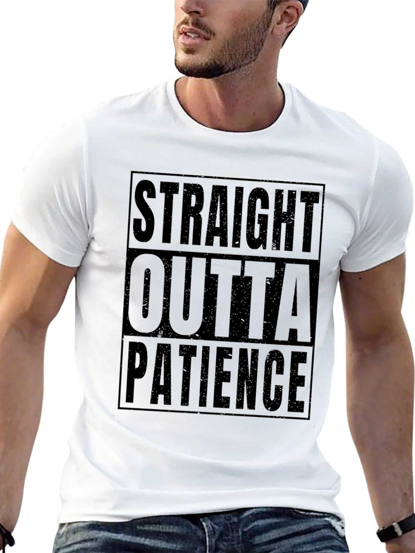 Straight Outta Patience Graphic T-Shirt