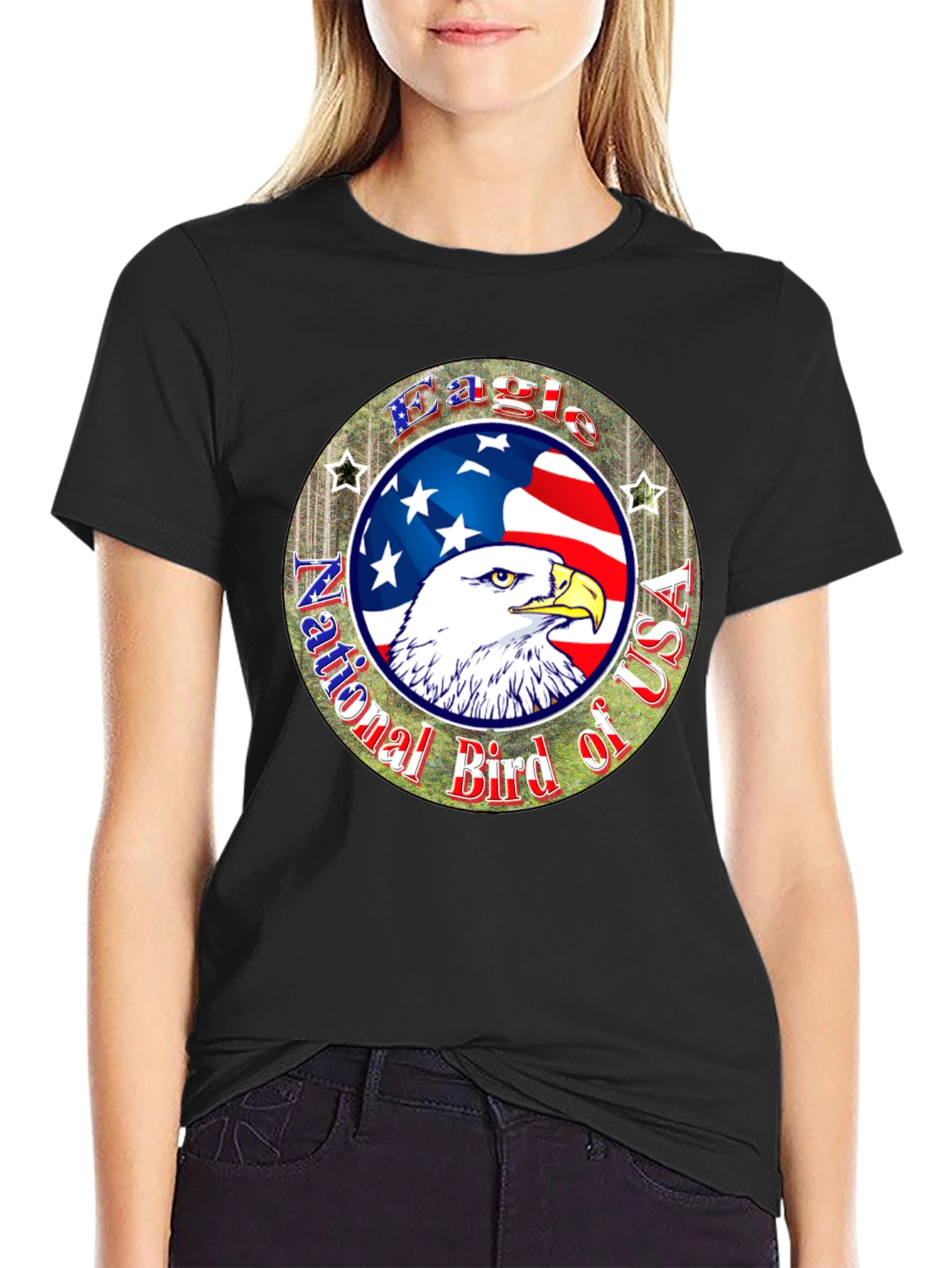 Eagle National Bird USA Patriotic T-Shirt
