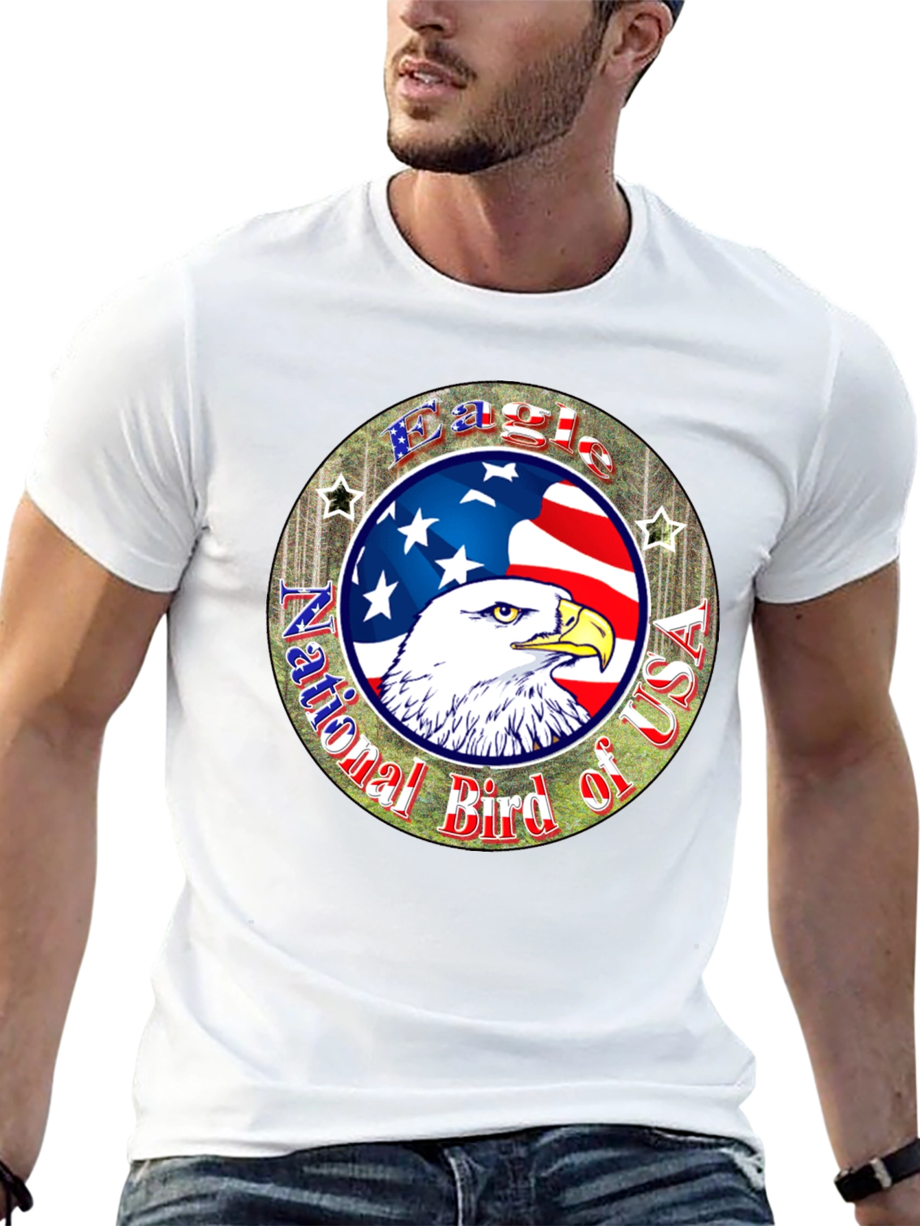 Eagle National Bird USA Patriotic T-Shirt