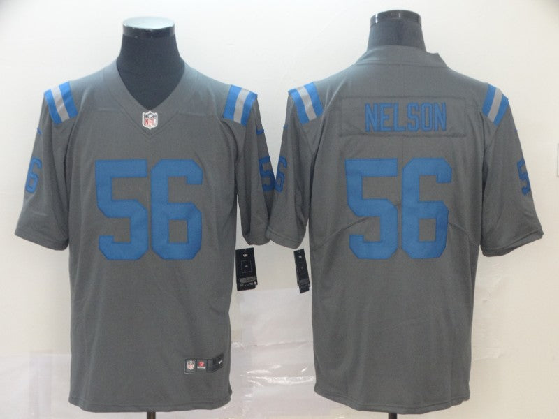 Men's Indianapolis Colts Quenton Nelson Gray Game Jerseys