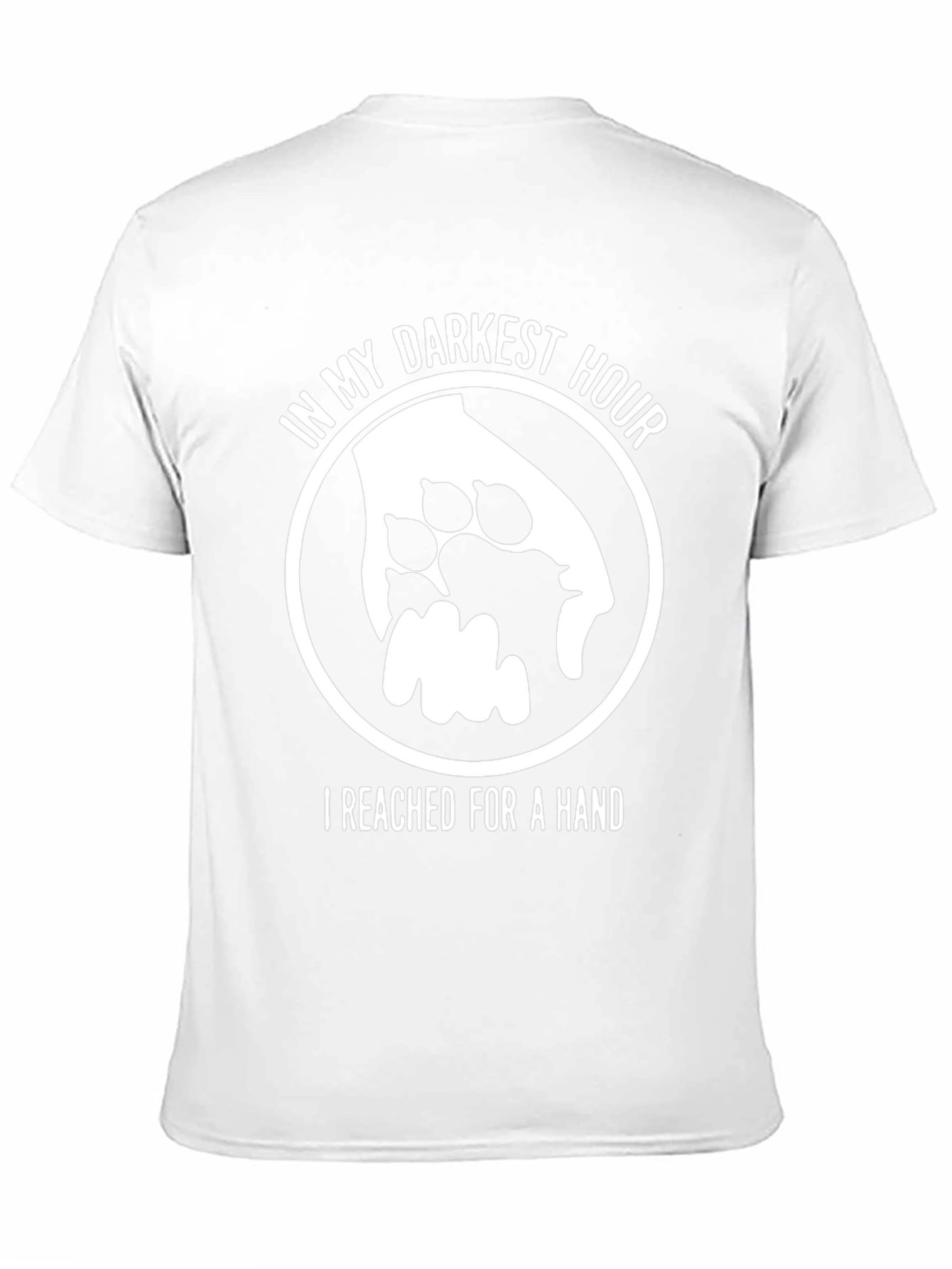 Darkest Hour Dog Paw Hand T-Shirt
