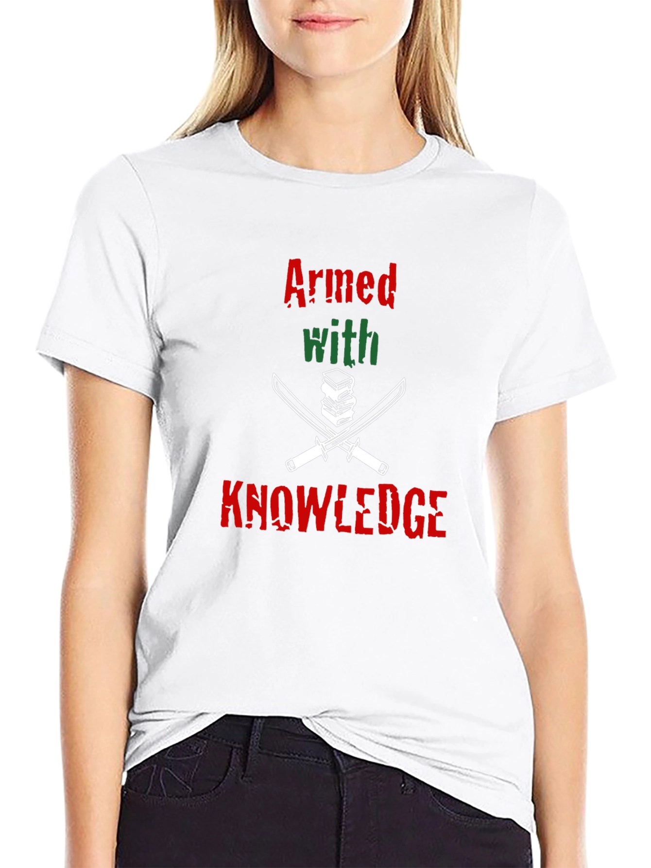 Armed with Knowledge Graphic T-Shirt