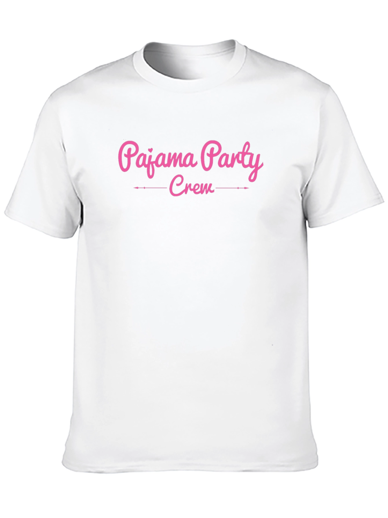 Pajama Party Crew Black Graphic Tee