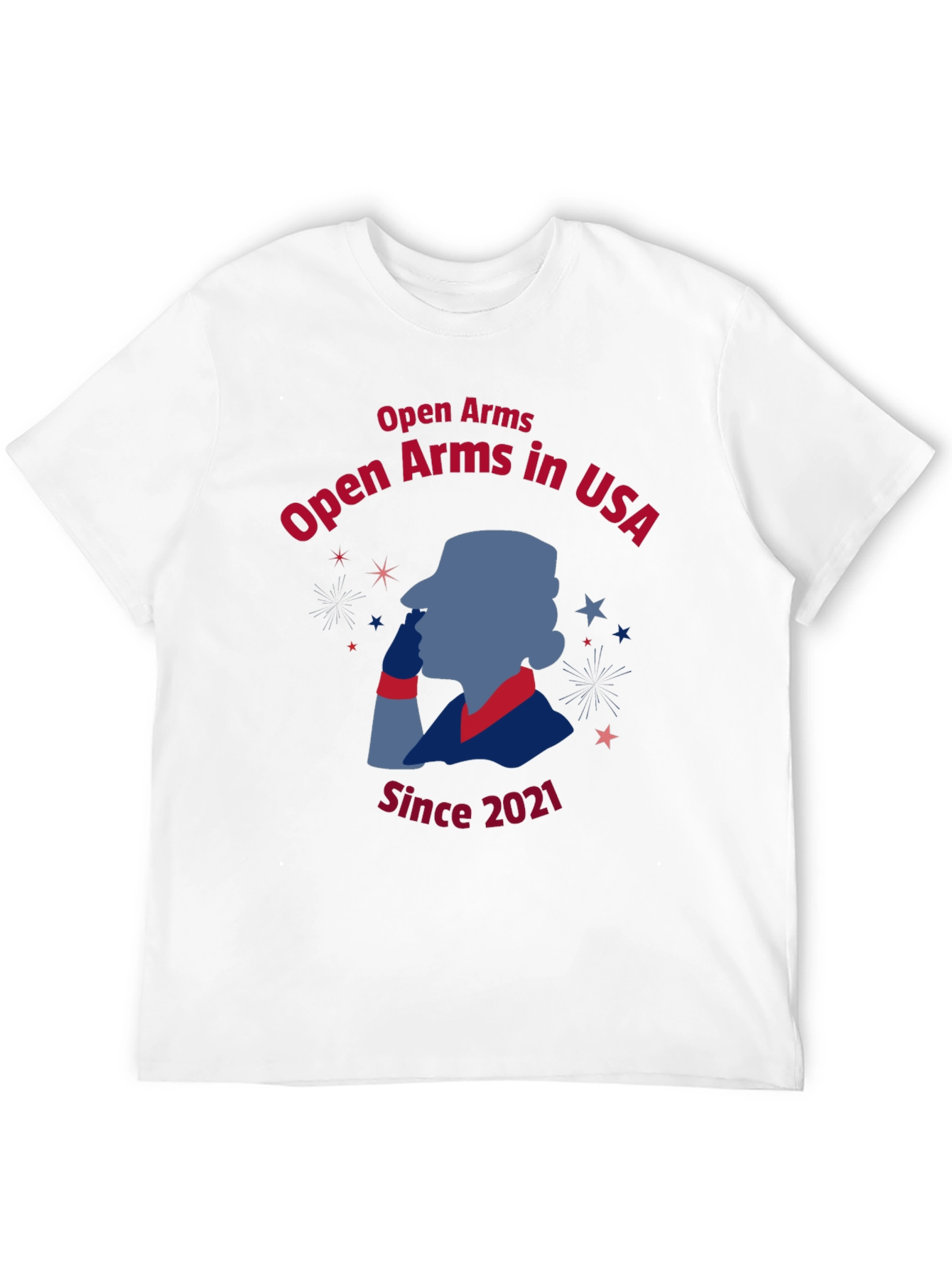 Open Arms in USA Graphic T-Shirt