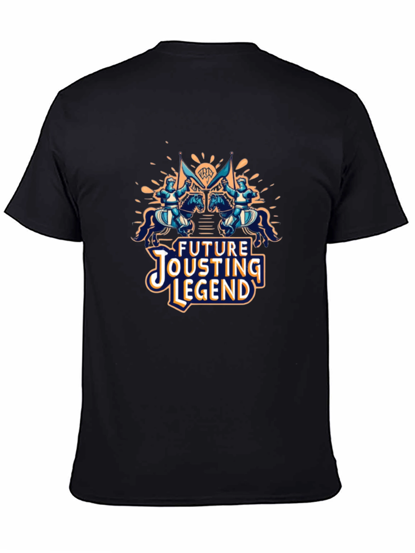 Future Jousting Legend Black T-Shirt
