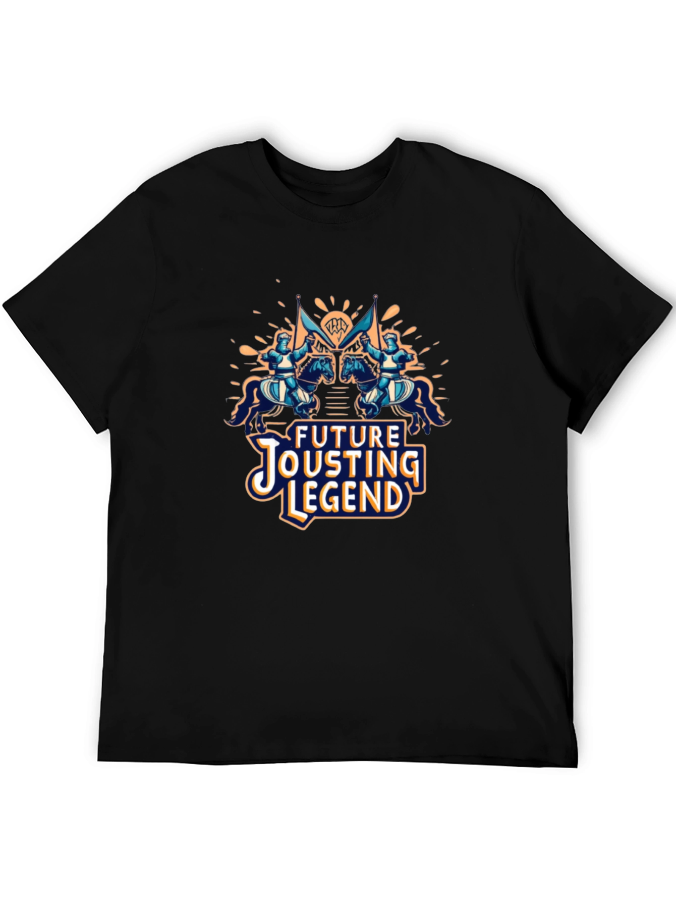 Future Jousting Legend Black T-Shirt