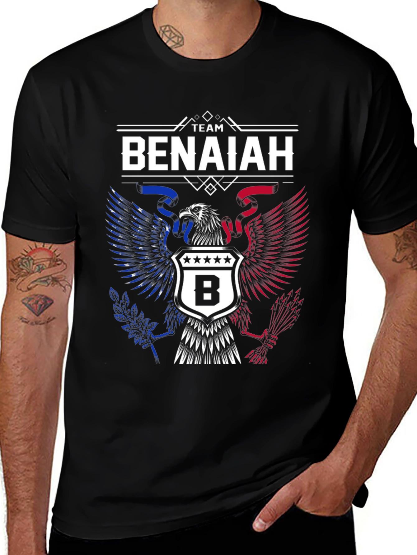 Team Benaiah Patriotic Graphic Tee