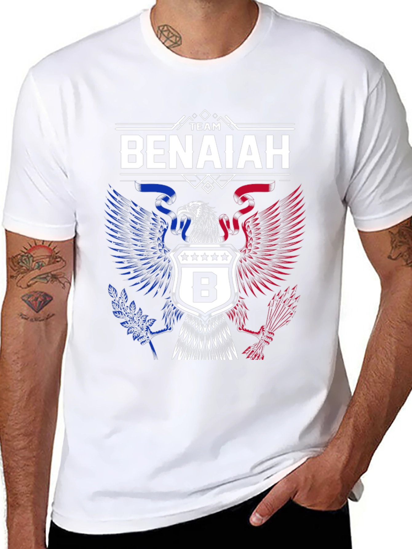 Team Benaiah Patriotic Graphic Tee