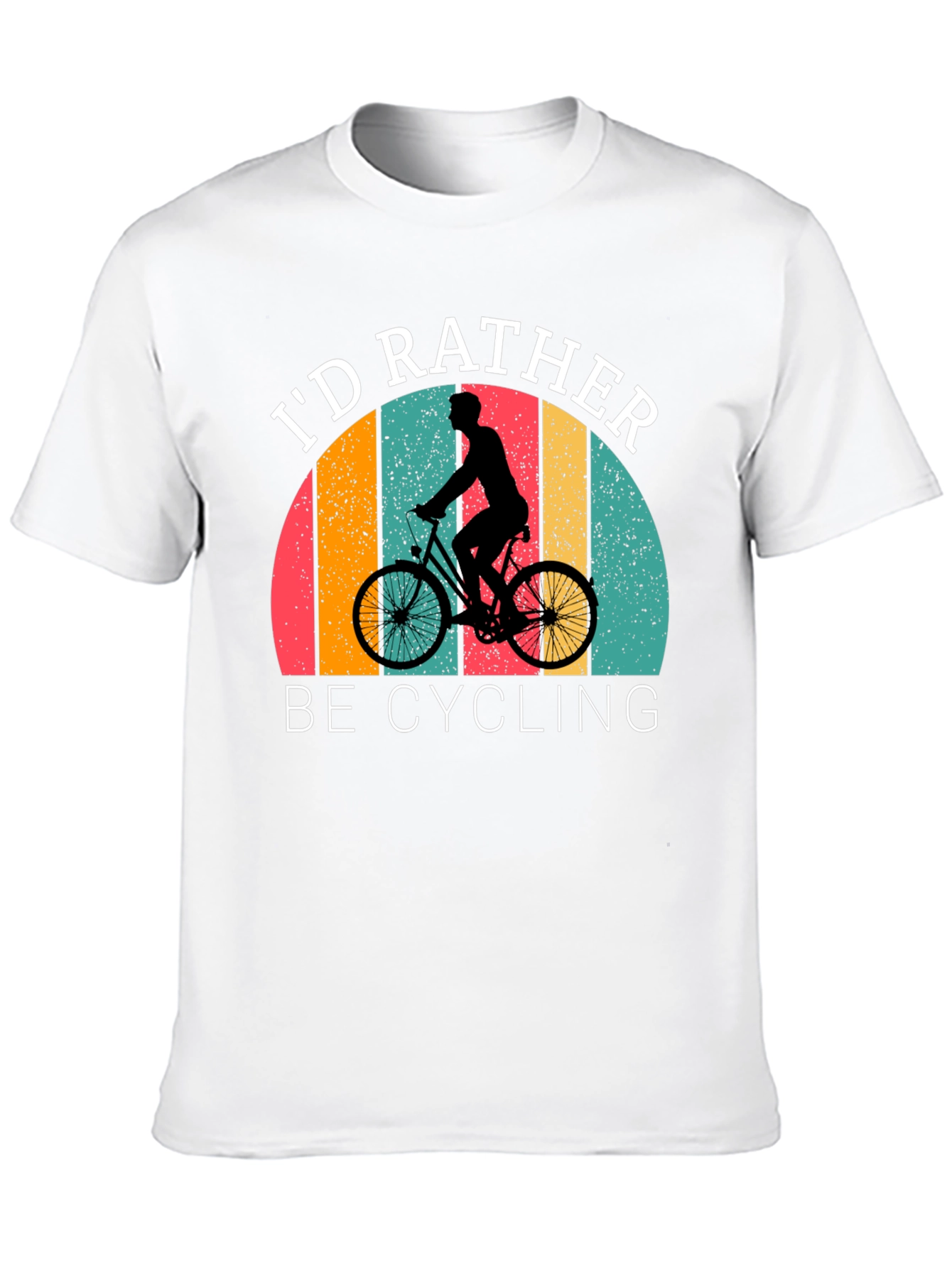 Id Rather Be Cycling Graphic T-Shirt