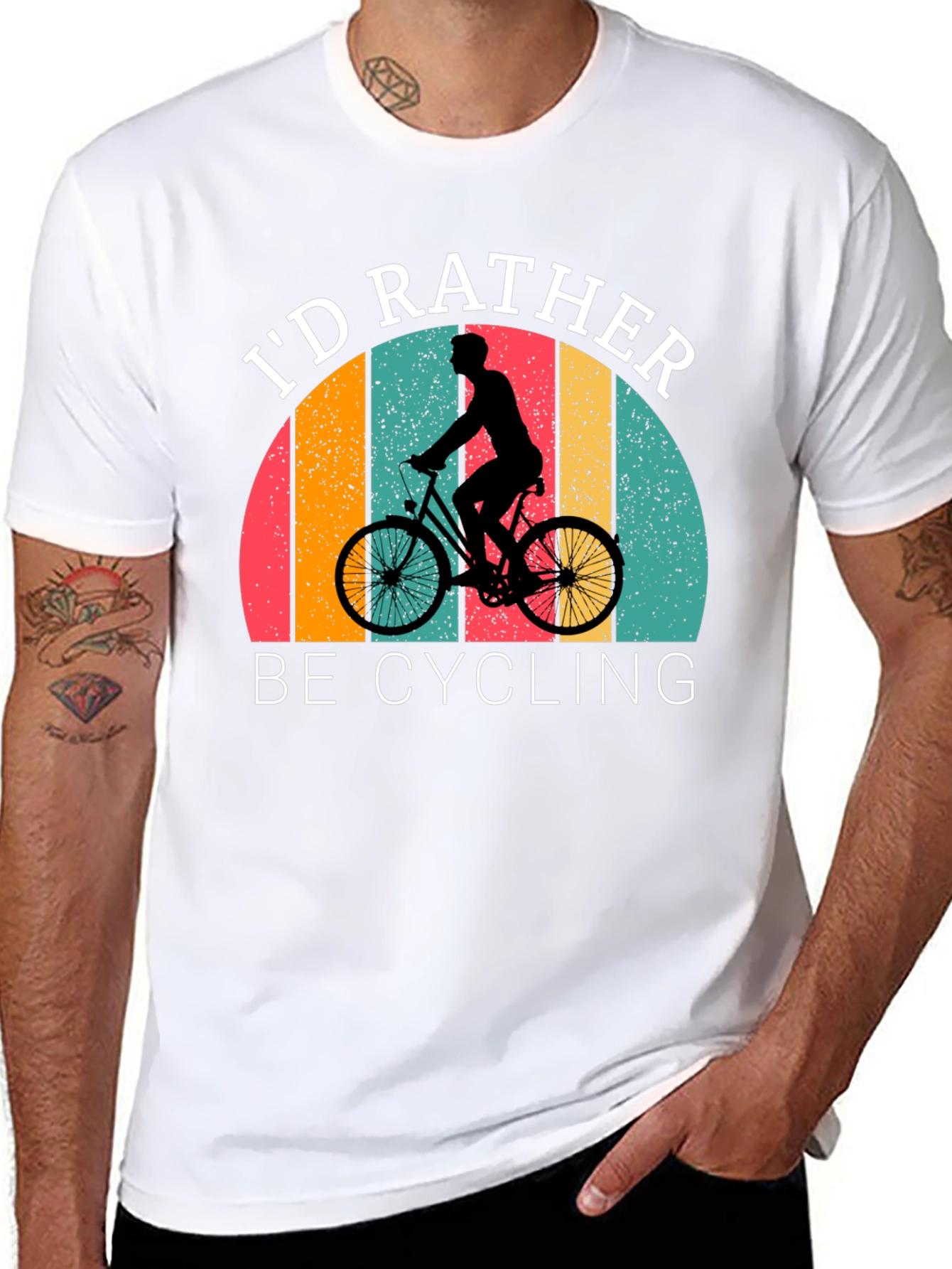Id Rather Be Cycling Graphic T-Shirt