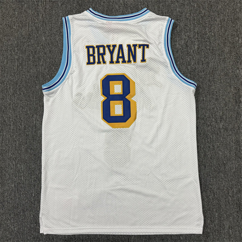Men's Los Angeles Lakers Kobe Bryant 1996-97 White Hardwood Classics Authentic Jerseys