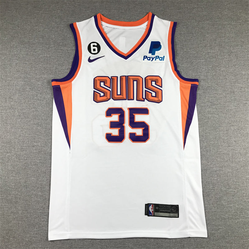 Men's Phoenix Suns Kevin Durant #35 White 2022/23 Swingman Jerseys