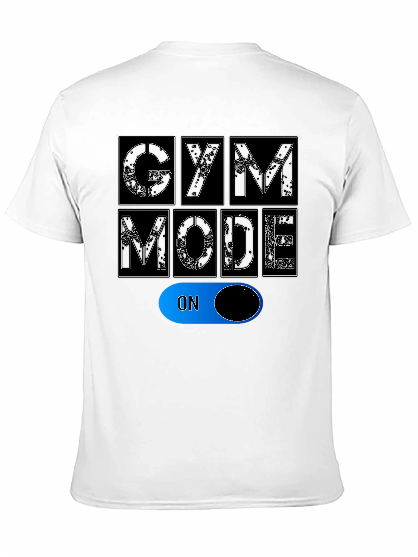 Gym Mode On Black T-Shirt