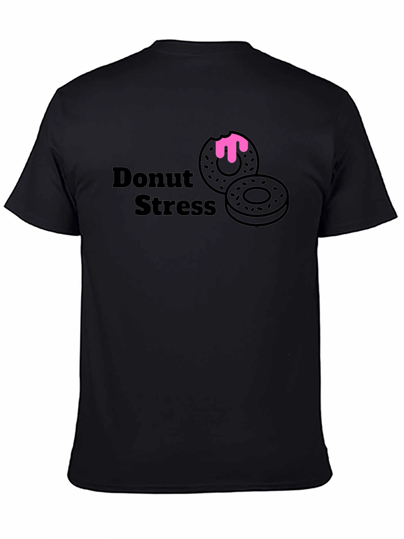 Donut Stress T-Shirt - Casual Graphic Tee
