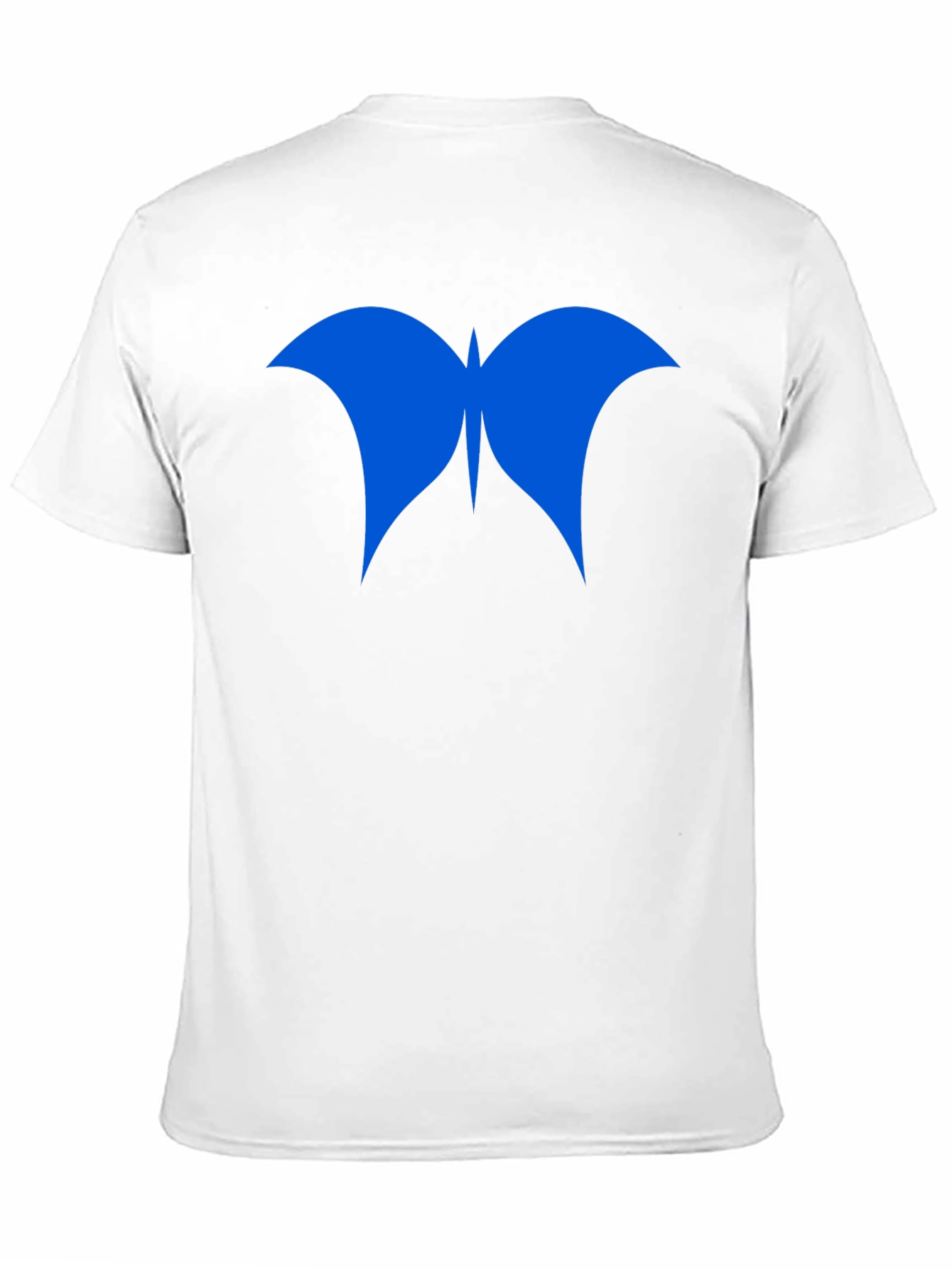 Blue Butterfly Graphic Black Tee - Stylish Mens Shirt