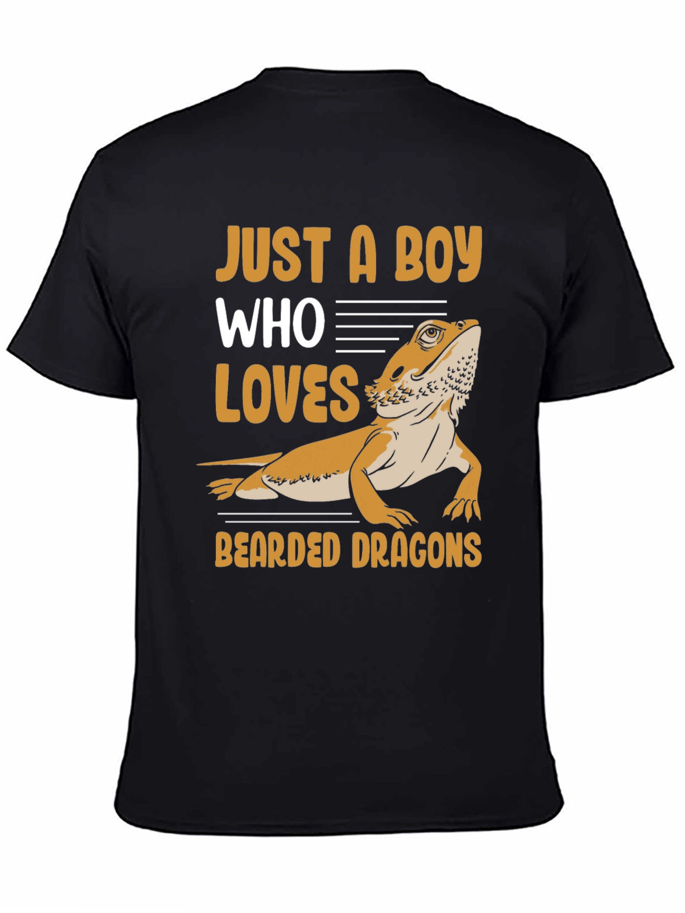 Boy Who Loves Bearded Dragons T-Shirt