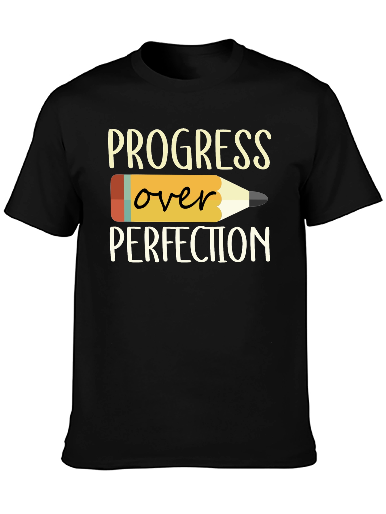 Progress Over Perfection T-Shirt - Motivational Teacher Tee
