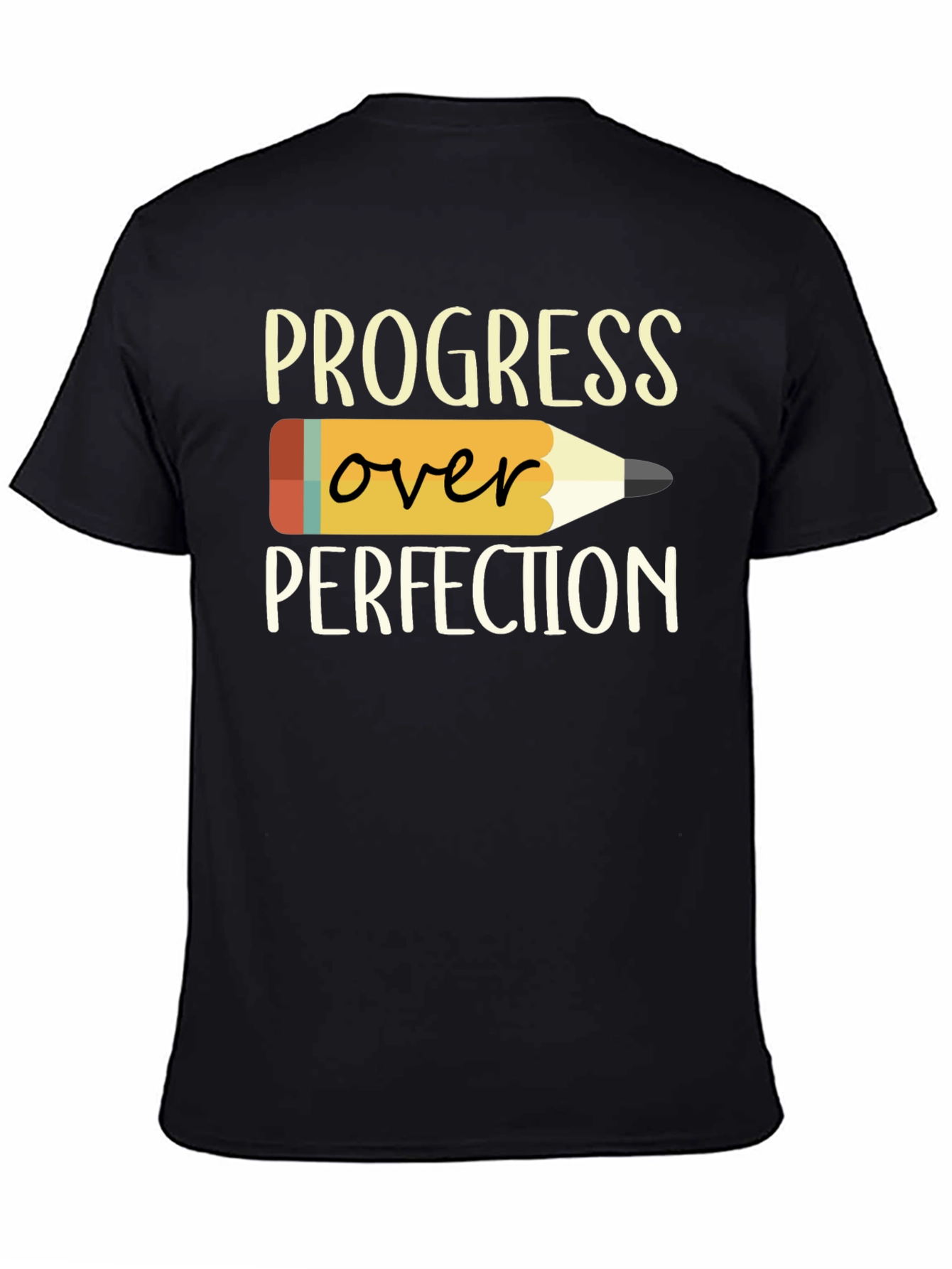 Progress Over Perfection T-Shirt - Motivational Teacher Tee