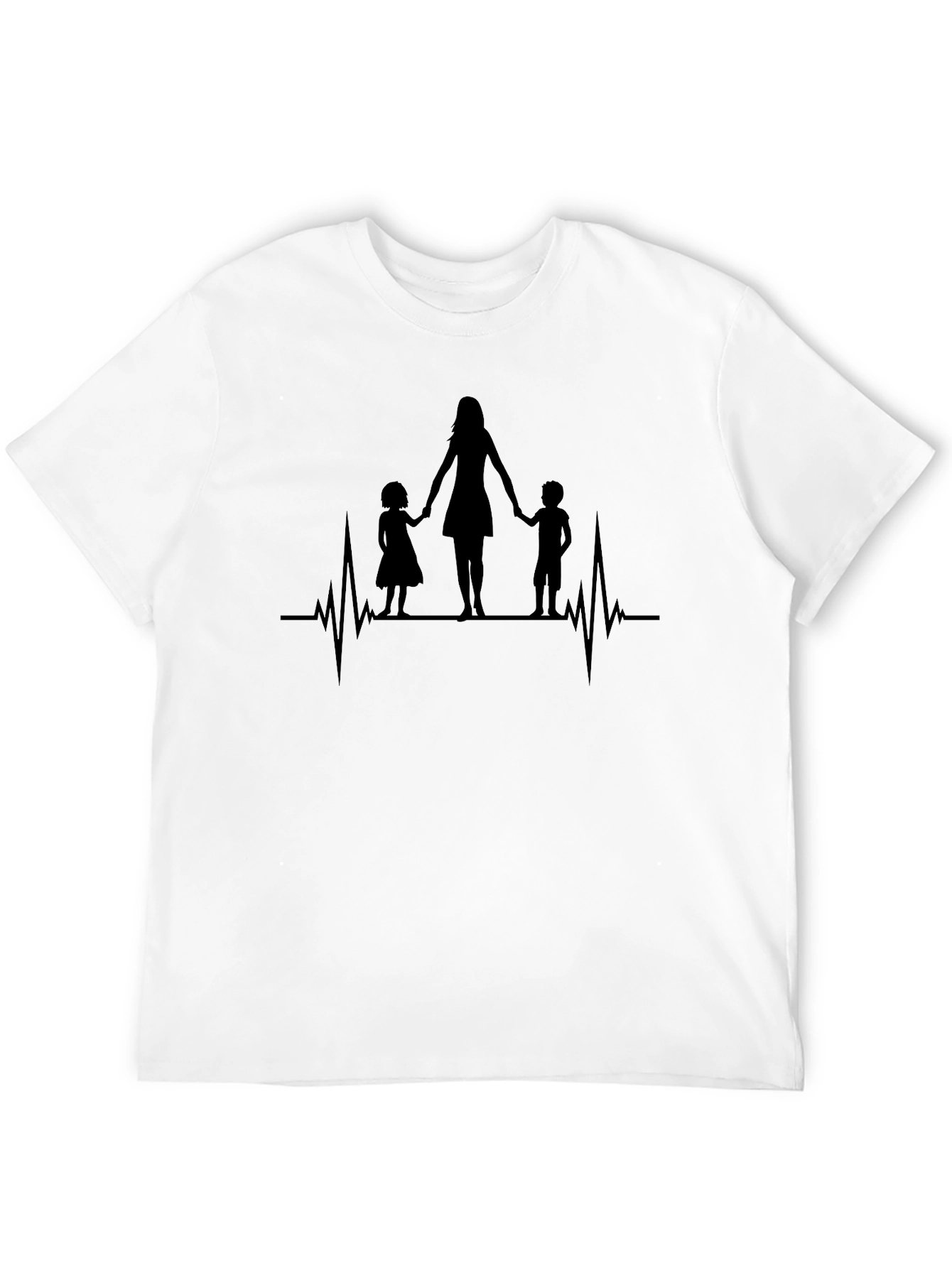 Mothers Heartbeat T-Shirt - Love Design