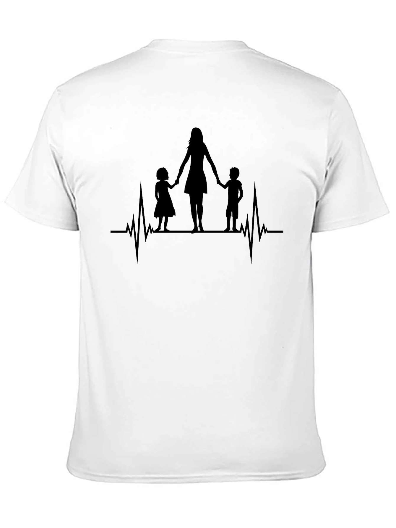 Mothers Heartbeat T-Shirt - Love Design