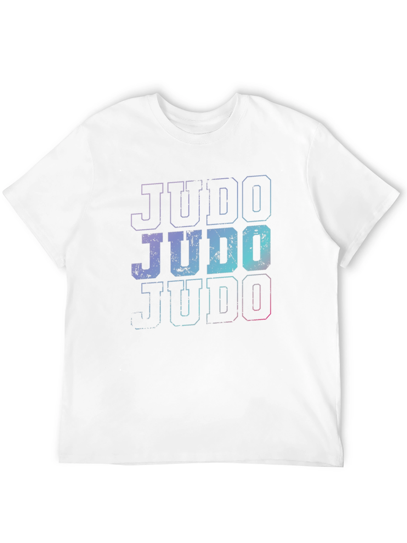 Retro Judo Graphic T-Shirt - Black