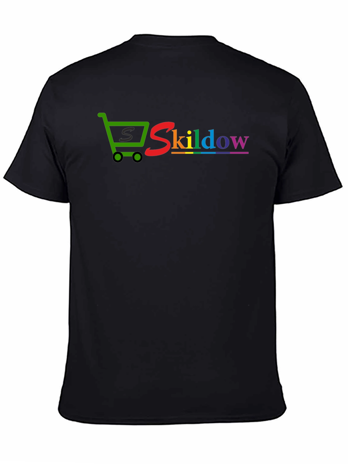Skildow Rainbow Shopping Cart Graphic T-Shirt