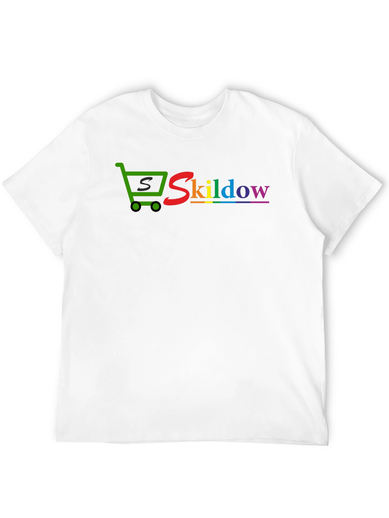 Skildow Rainbow Shopping Cart Graphic T-Shirt