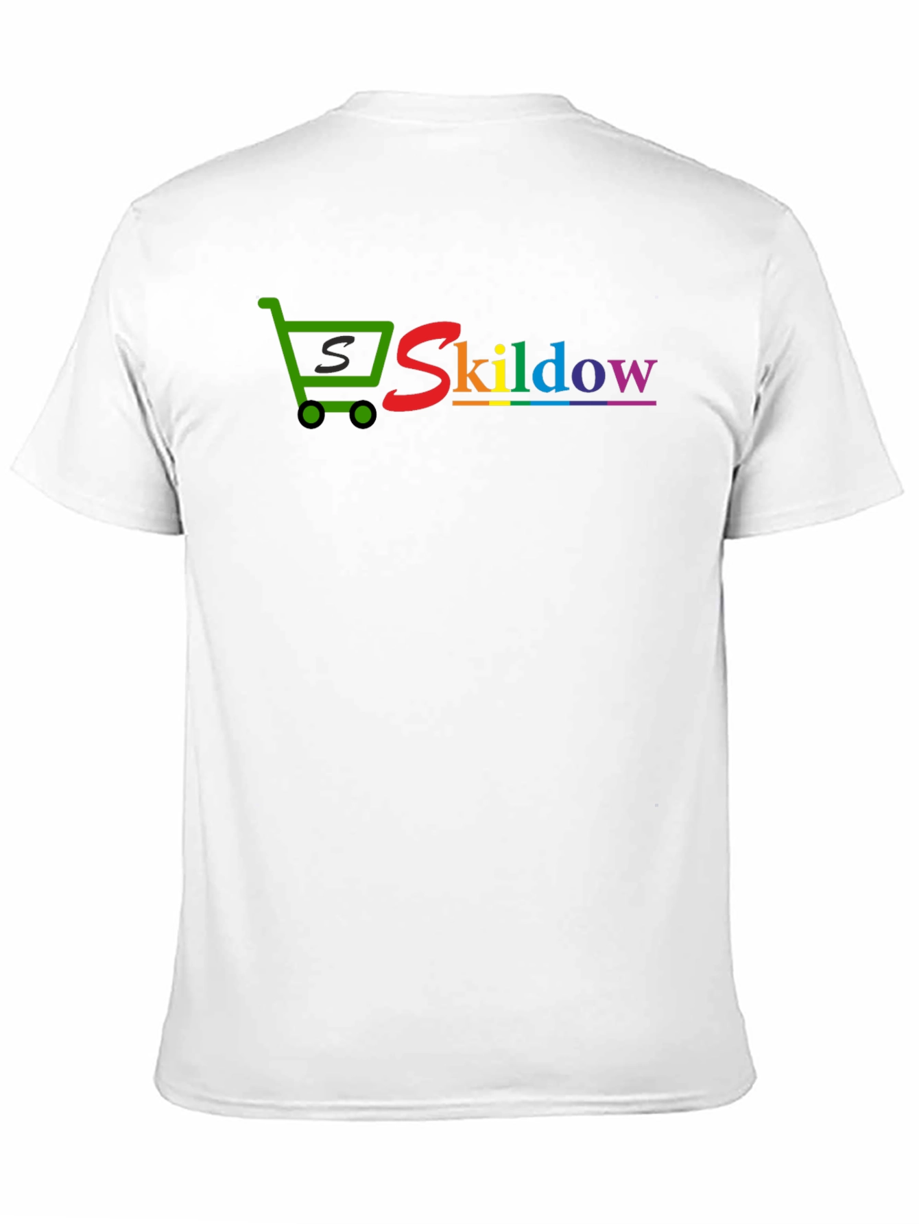 Skildow Rainbow Shopping Cart Graphic T-Shirt