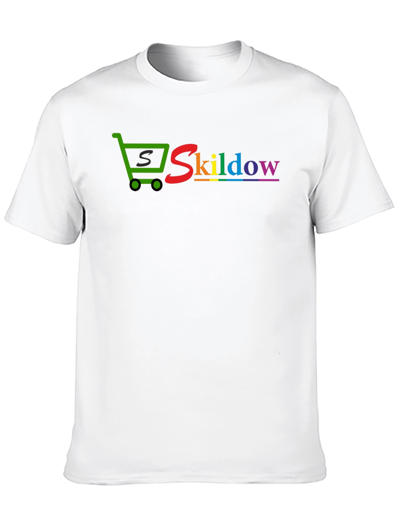 Skildow Rainbow Shopping Cart Graphic T-Shirt