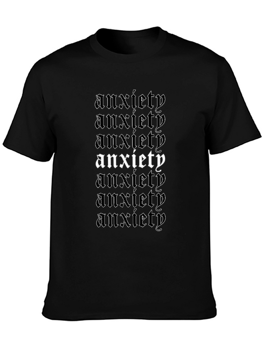 Anxiety Graphic Tee - Black