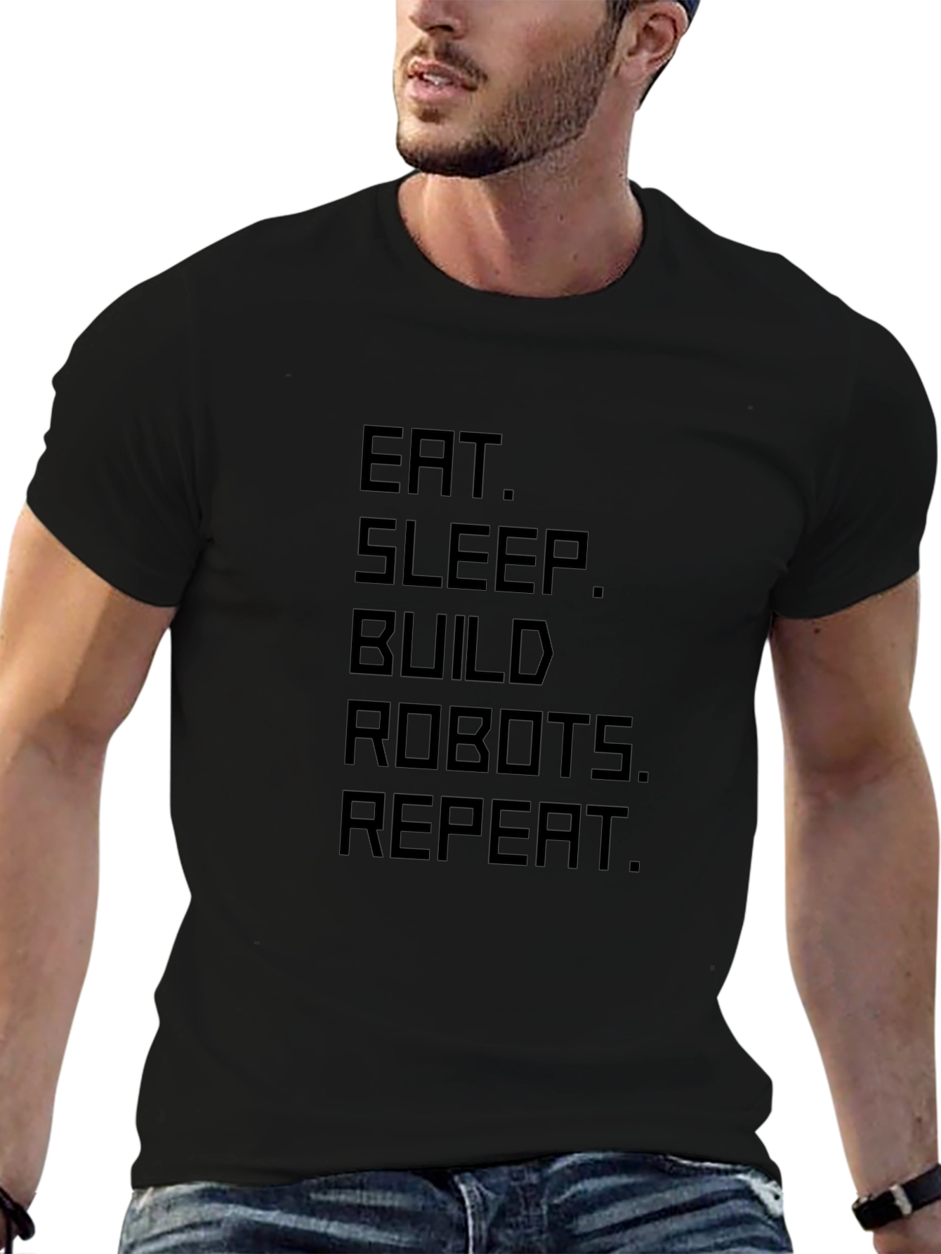 Eat Sleep Build Robots Repeat T-Shirt