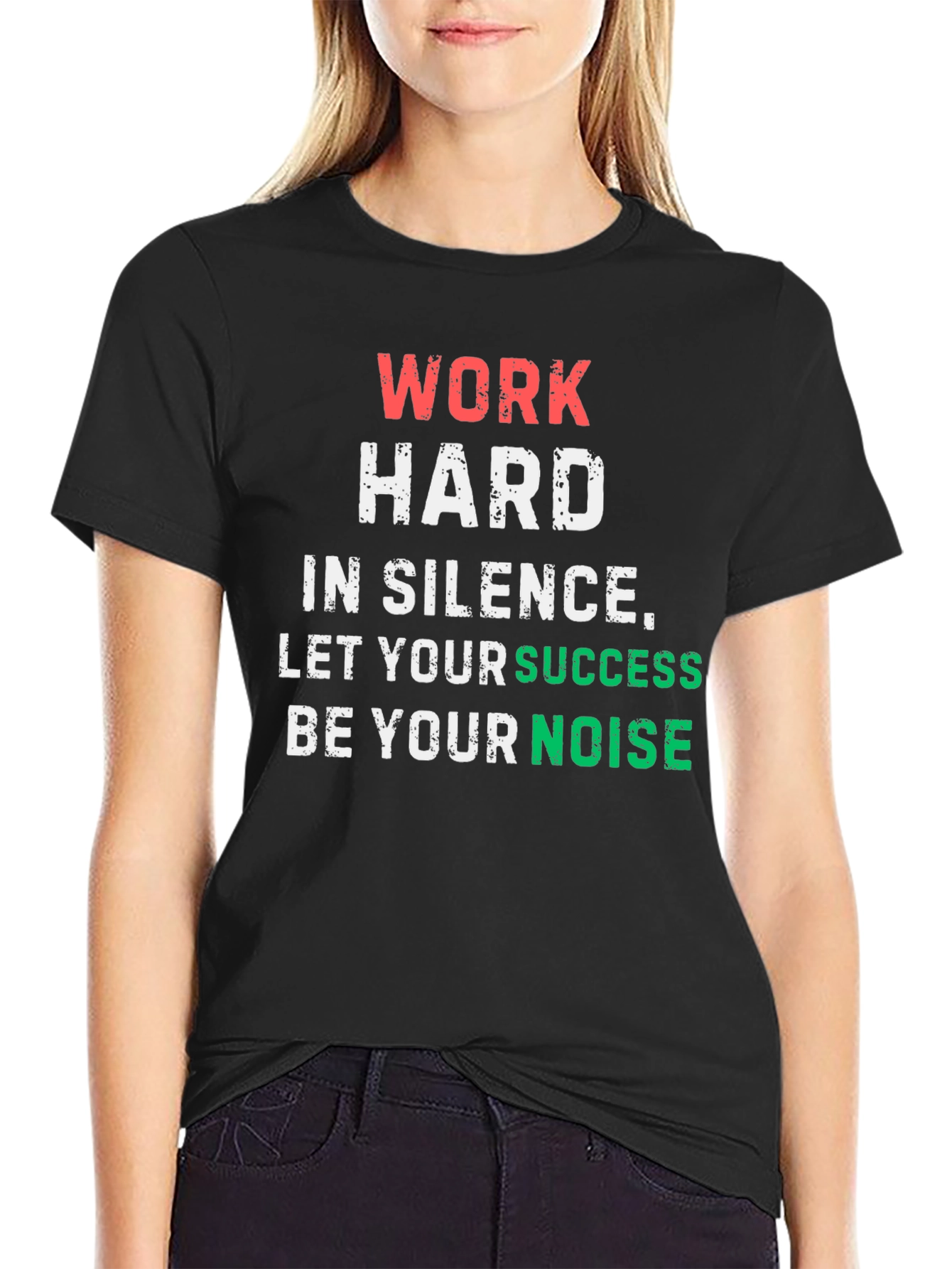 Work Hard in Silence Graphic Tee