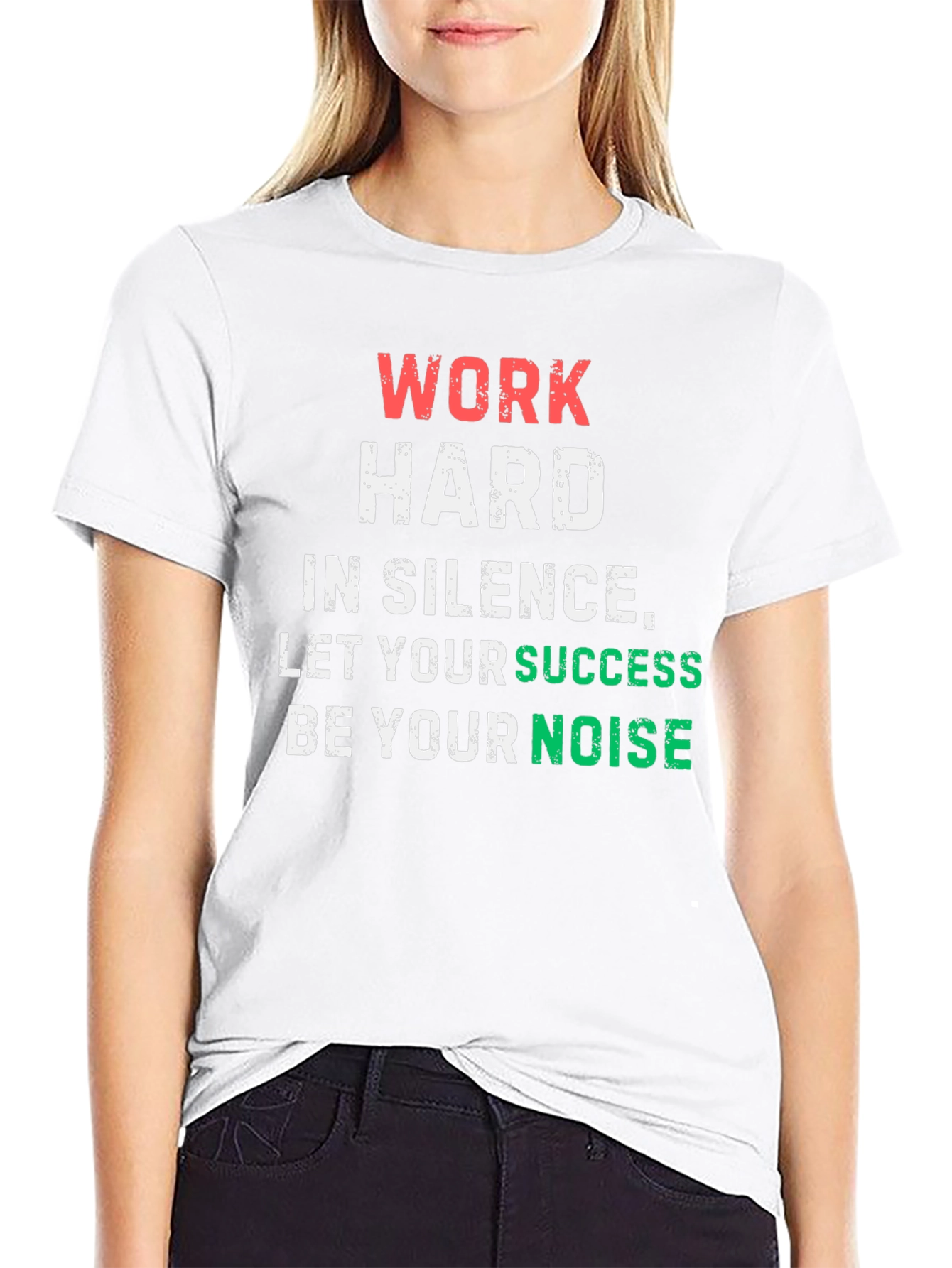 Work Hard in Silence Graphic Tee