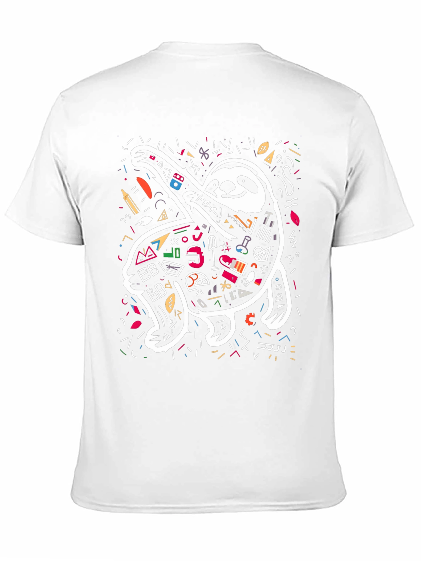 Sloth Scribble Tee - Unique Graphic T-Shirt