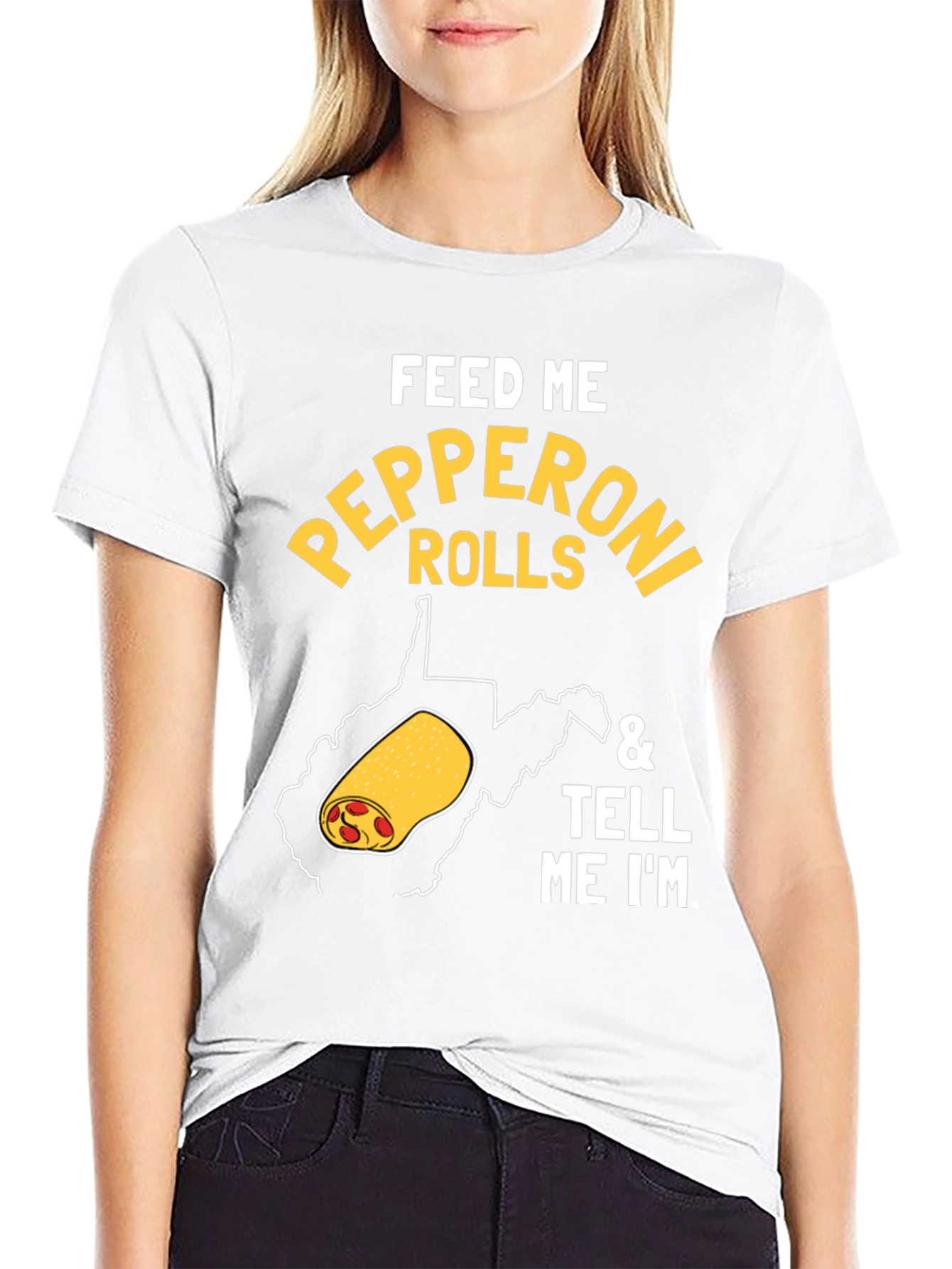 Feed Me Pepperoni Rolls Graphic Tee
